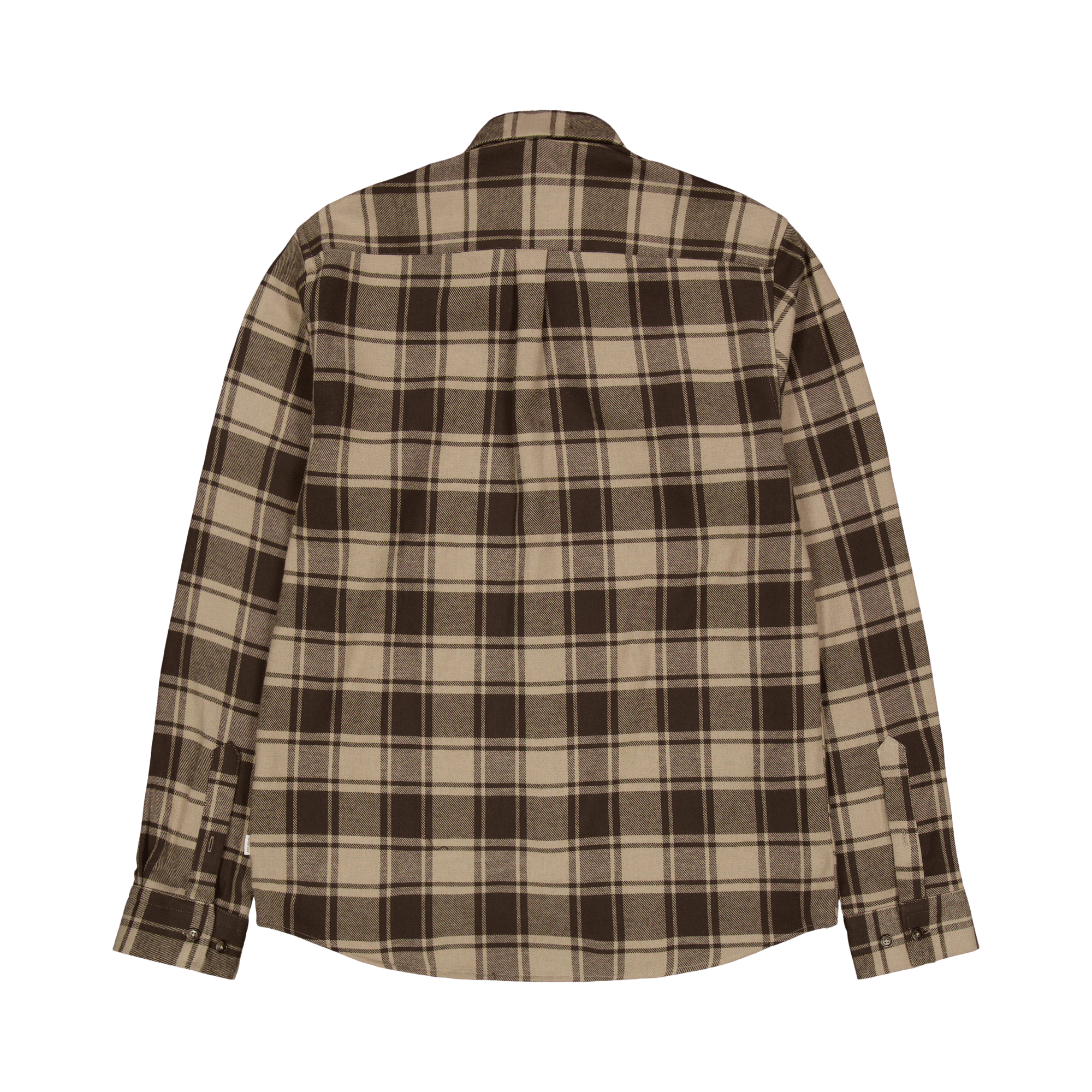 Les Deux Kristian Check Flannel Shirt Coffee - Bild 2