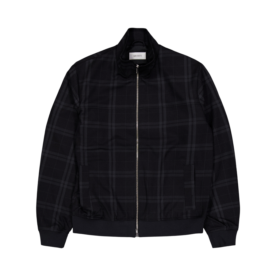 Les Deux Como Check Harrington Wool Mél