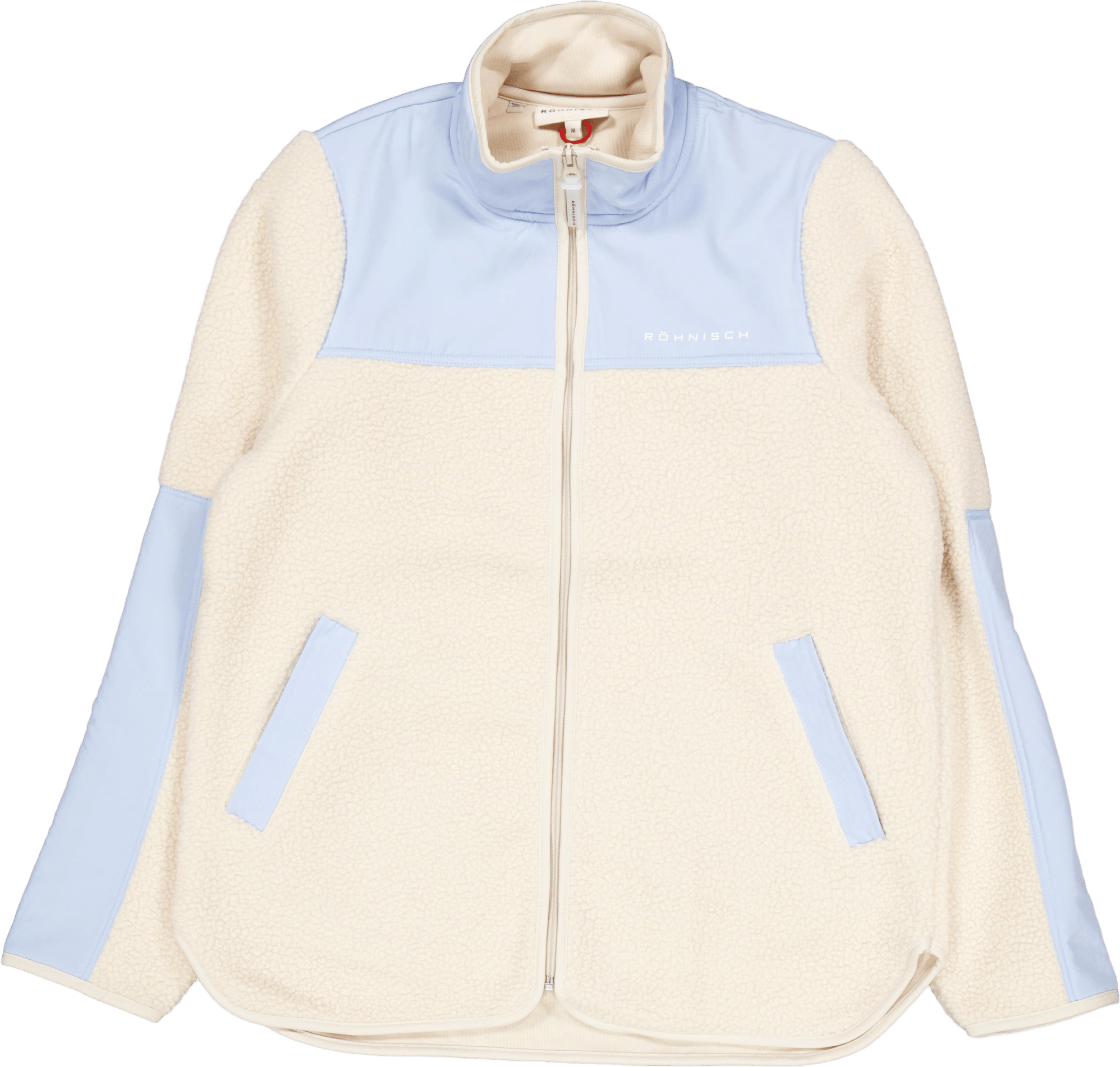 Phoebe Blocked Pile Jacket Skyway, Female, Apparels, jackets, White, XS