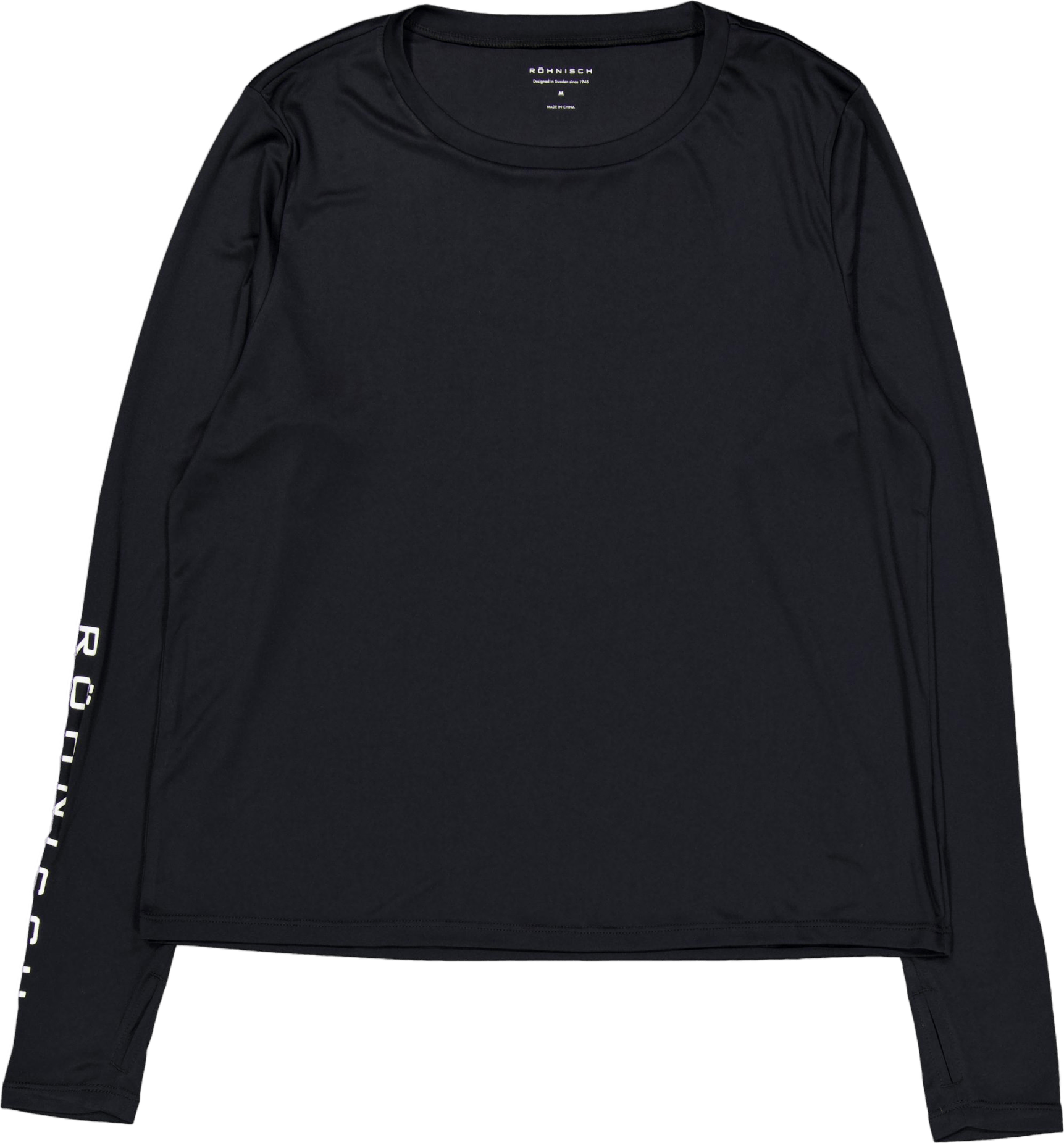 Team Logo Long Sleeve Black