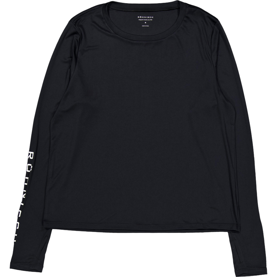 Team Logo Long Sleeve Black