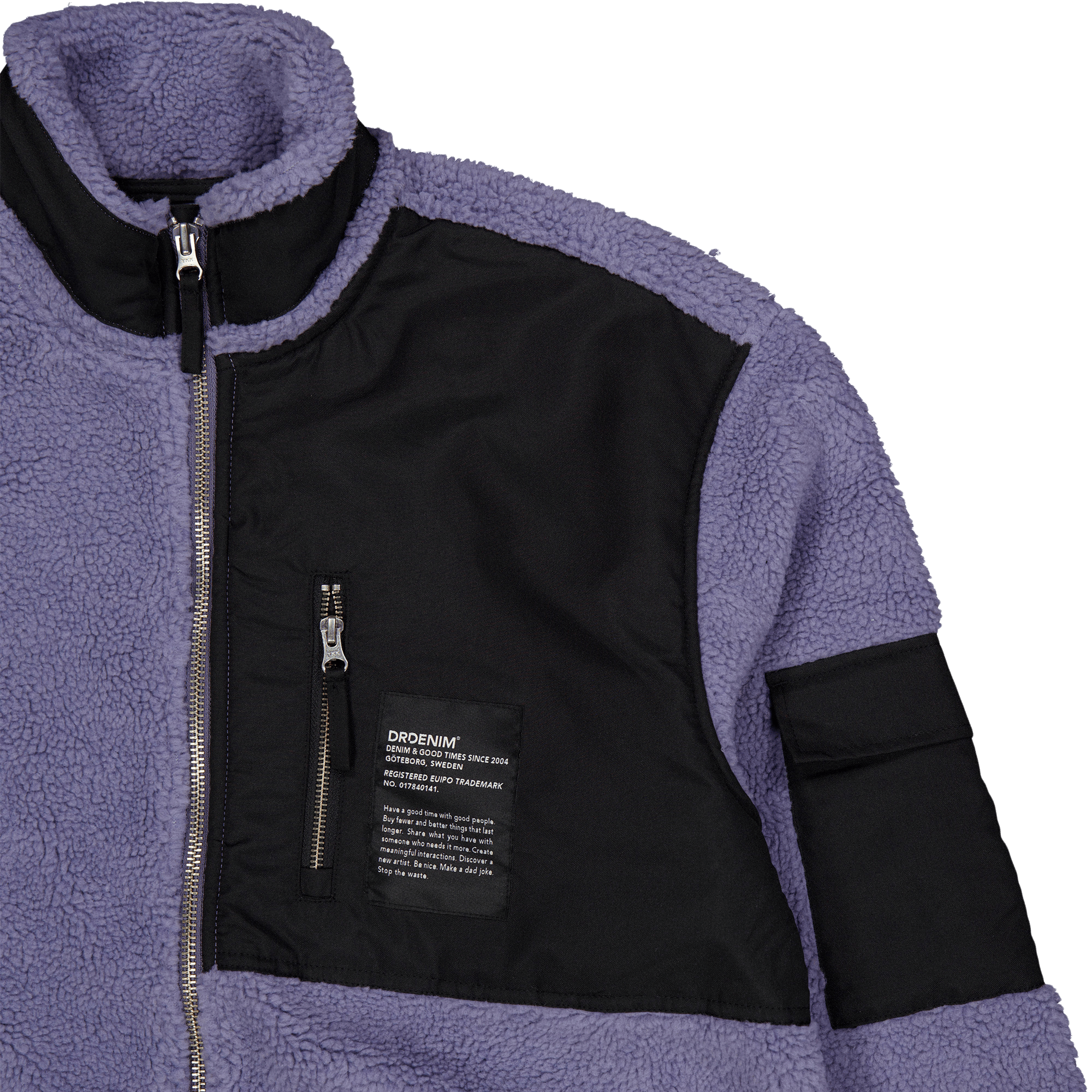 Dr. DenimEthan Pile Jacket An5  Granite - Bild 3