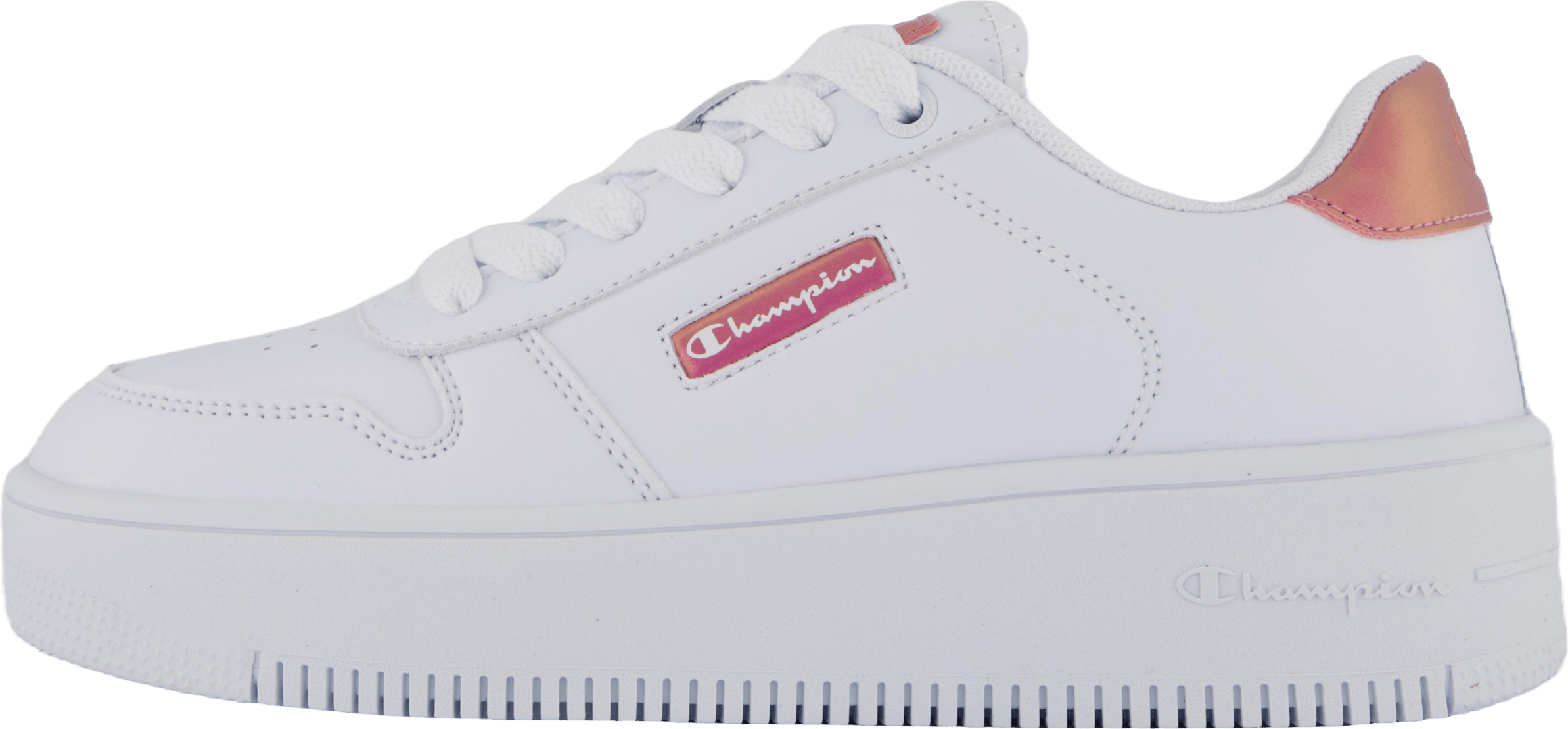 Rebound Platform Glitz Low Cut Bright White