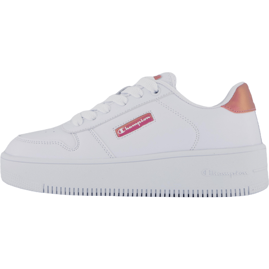 Rebound Platform Glitz Low Cut Bright White