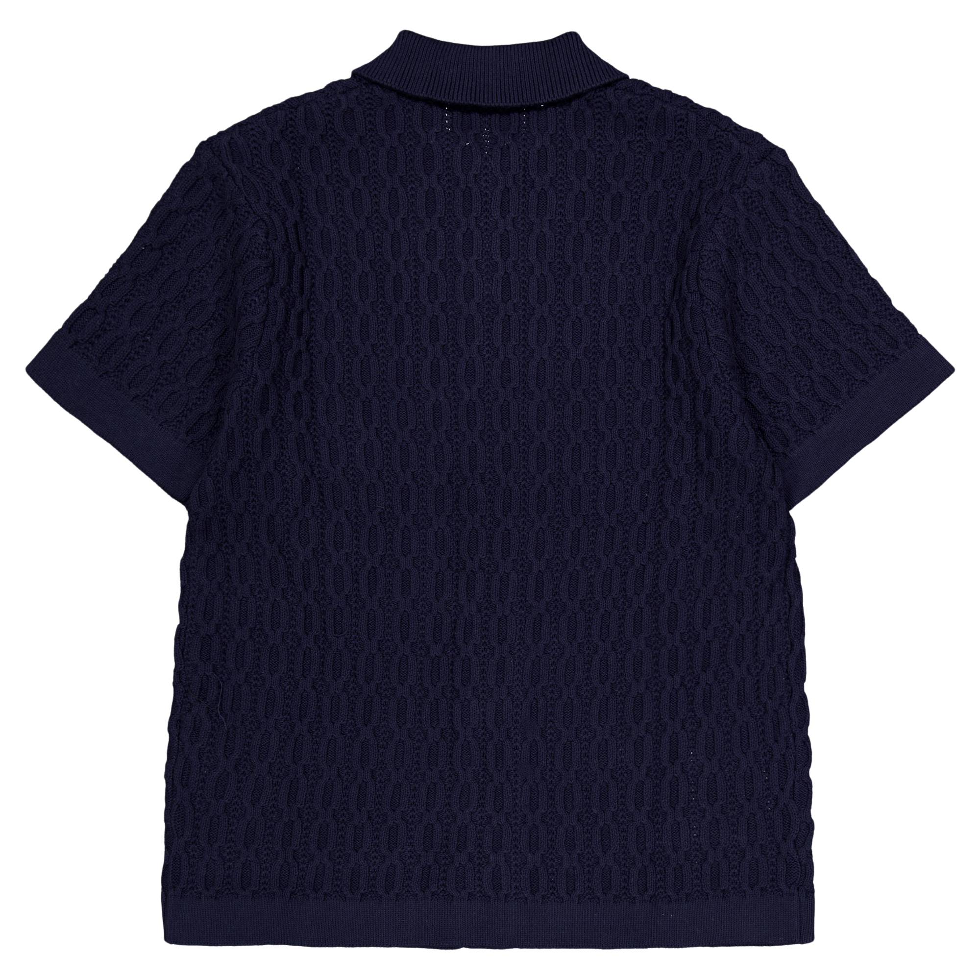 Garrett Knitted Ss Shirt Dark - Bild 2