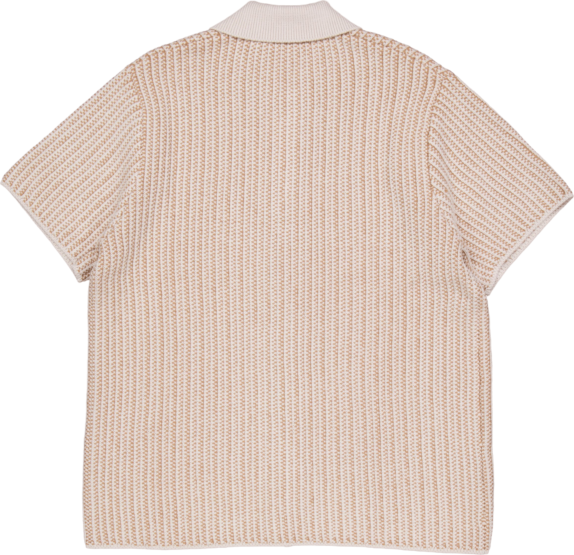 Easton Knitted Ss Shirt Camel - Bild 2