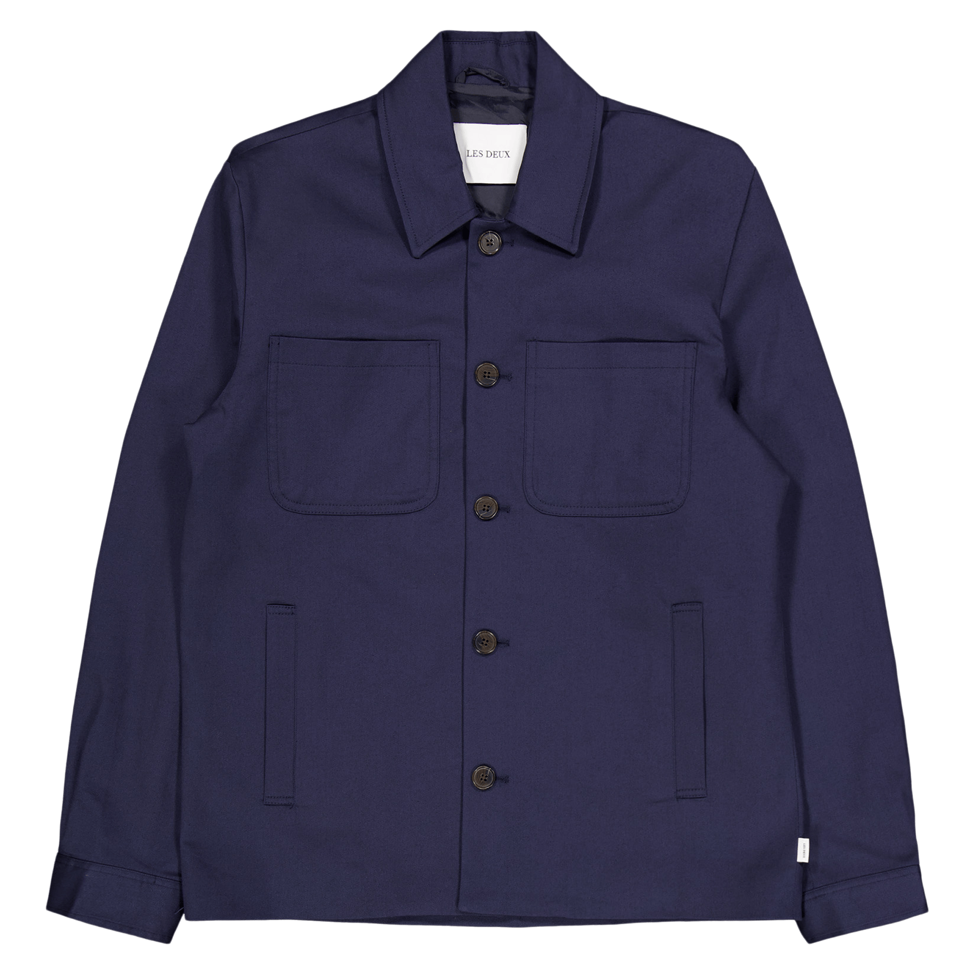 Marseille Cotton Jacket Dark, Male, Kleding, jassen, Blauw, L