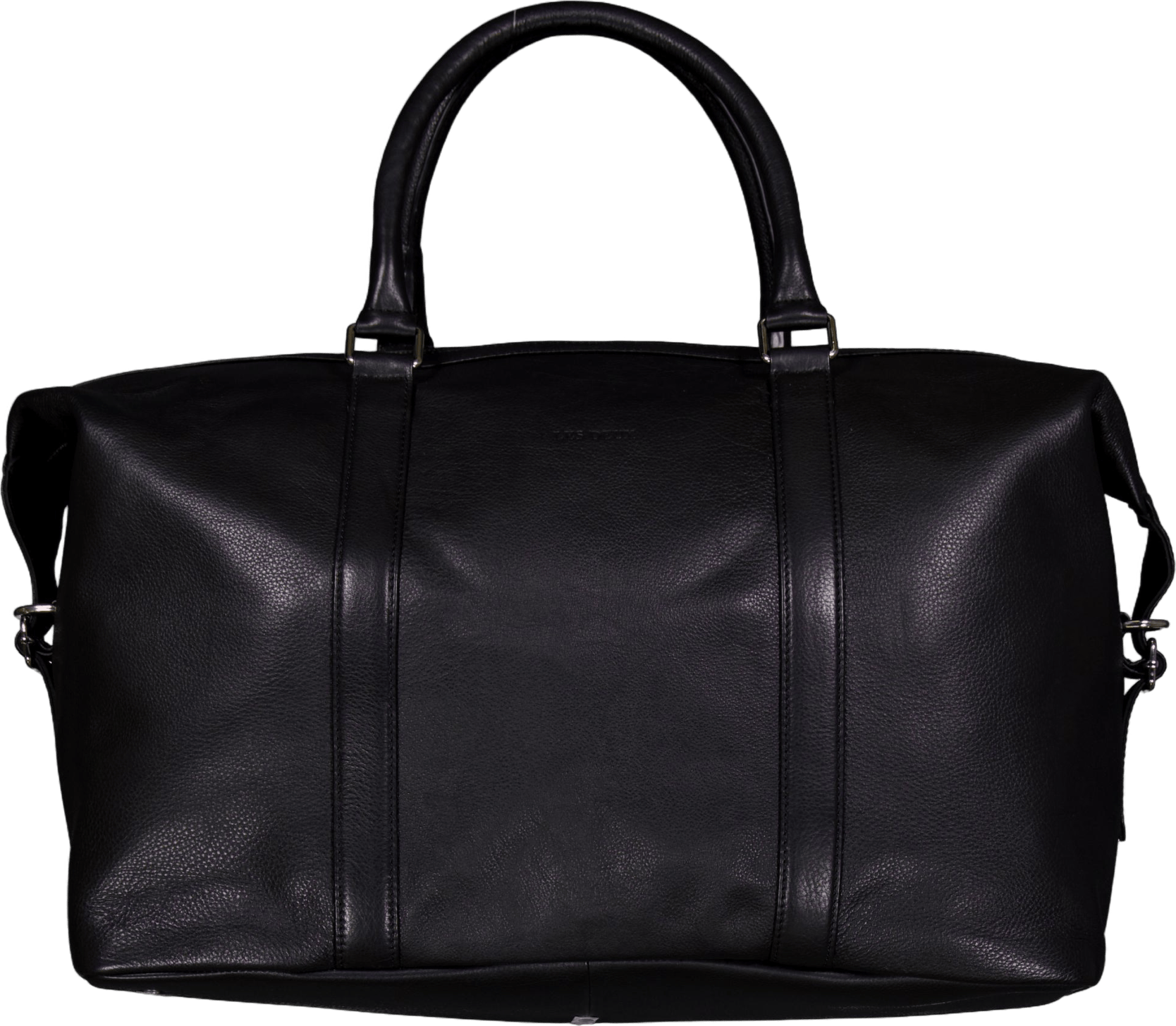 Leather Weekend Bag, Male, Apparatuur, Accessoires, Zwart, ONESIZE