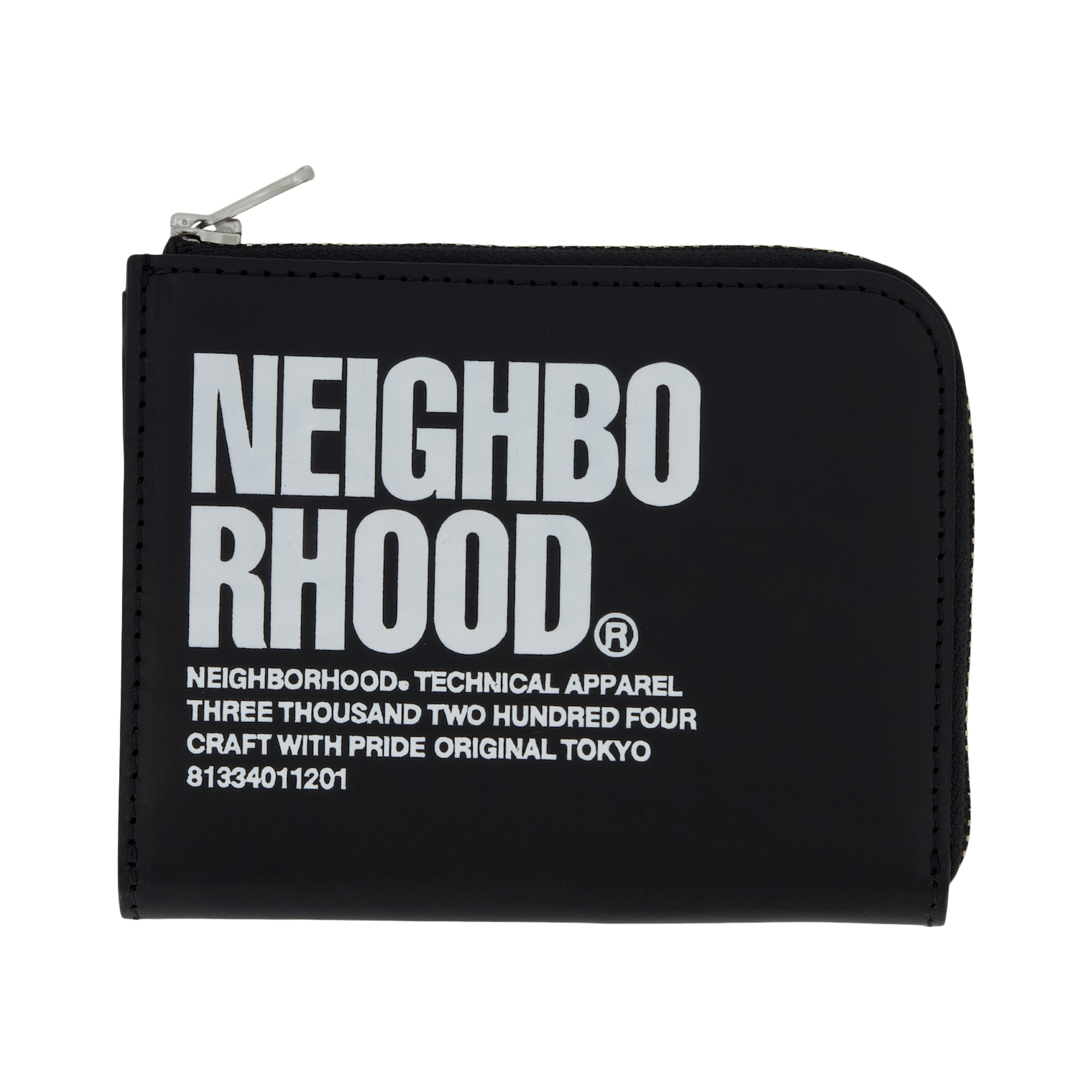 Id L-shaped Fastener Wallet Black