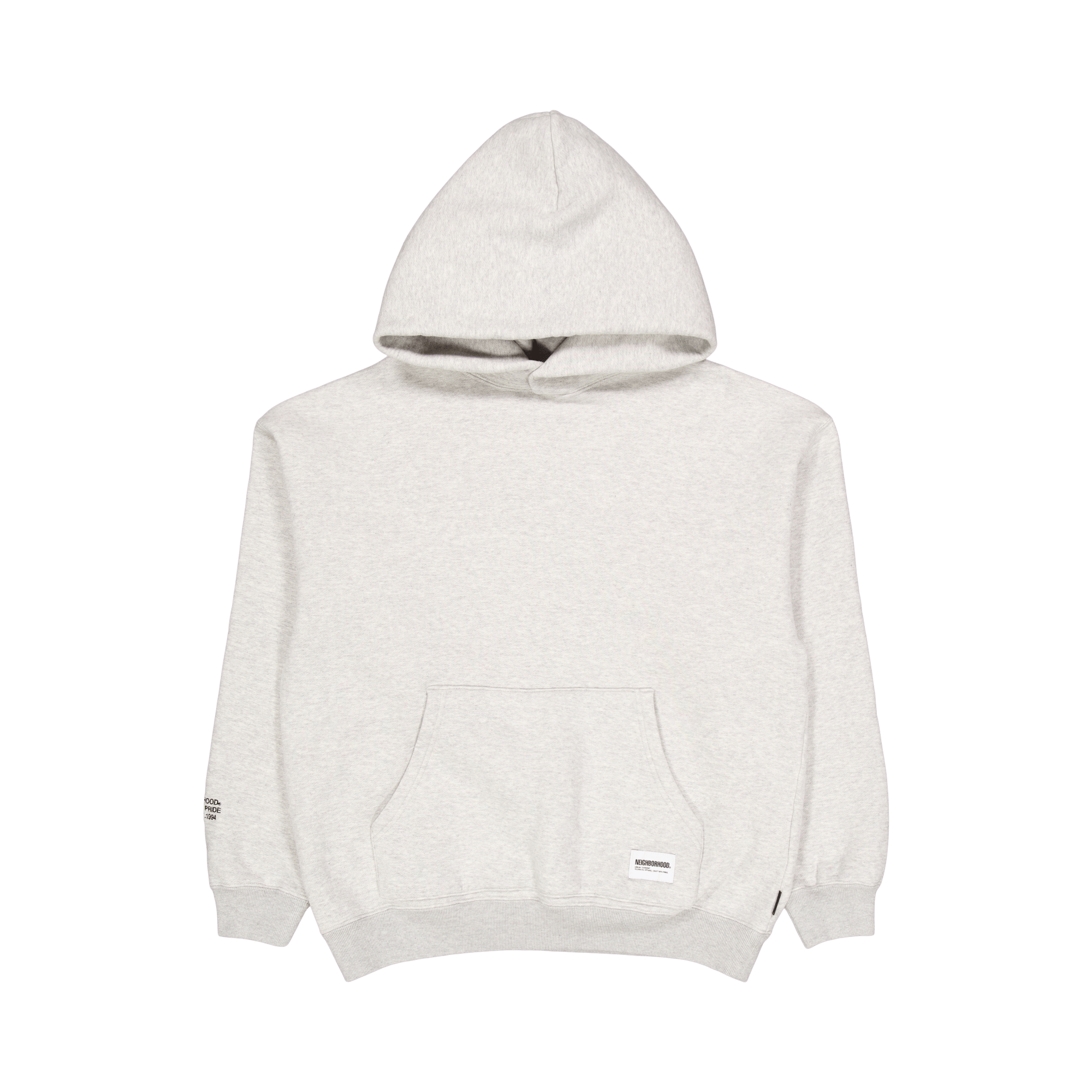 Plain Sweatparka Ls Gray