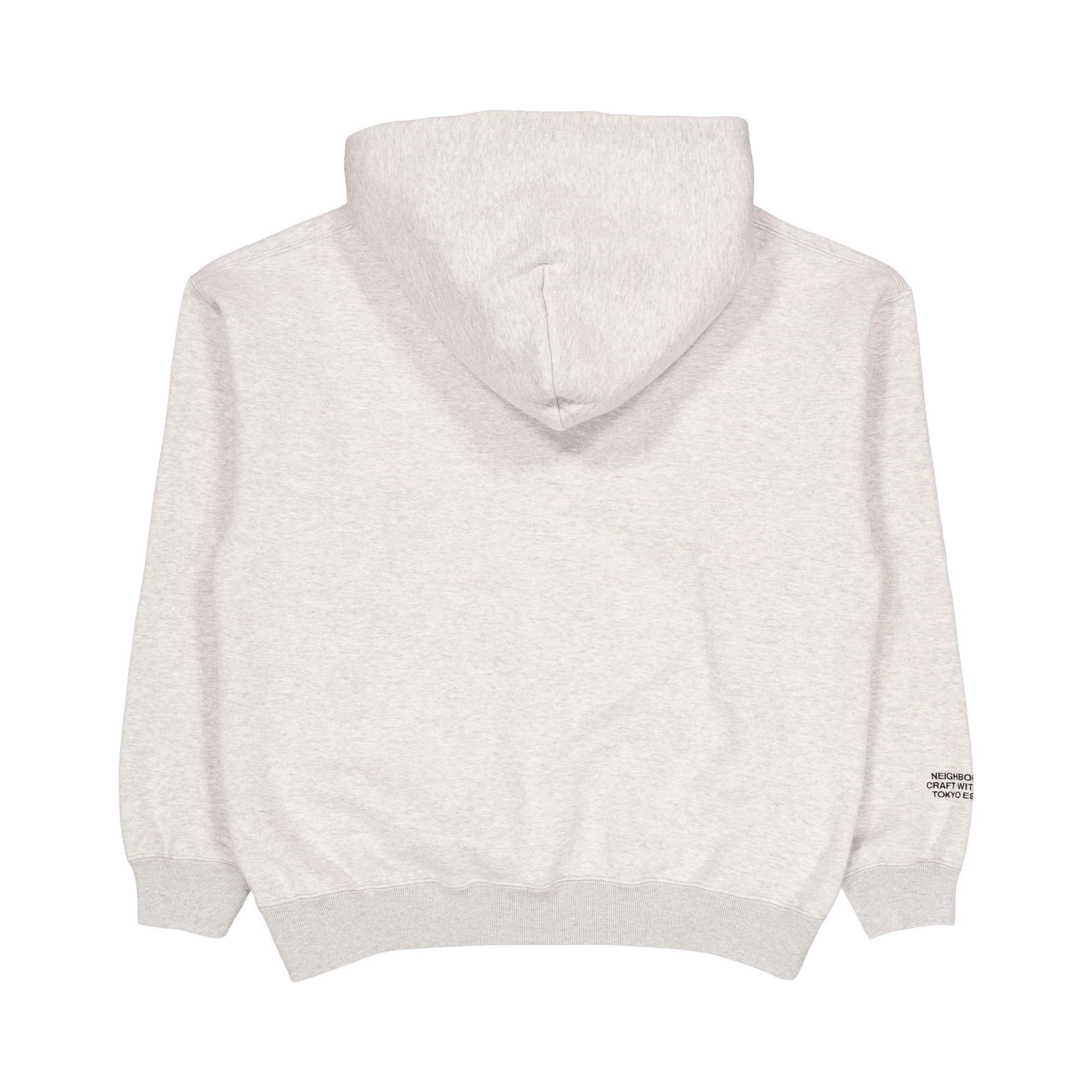 Plain Sweatparka Ls Gray - Bild 2