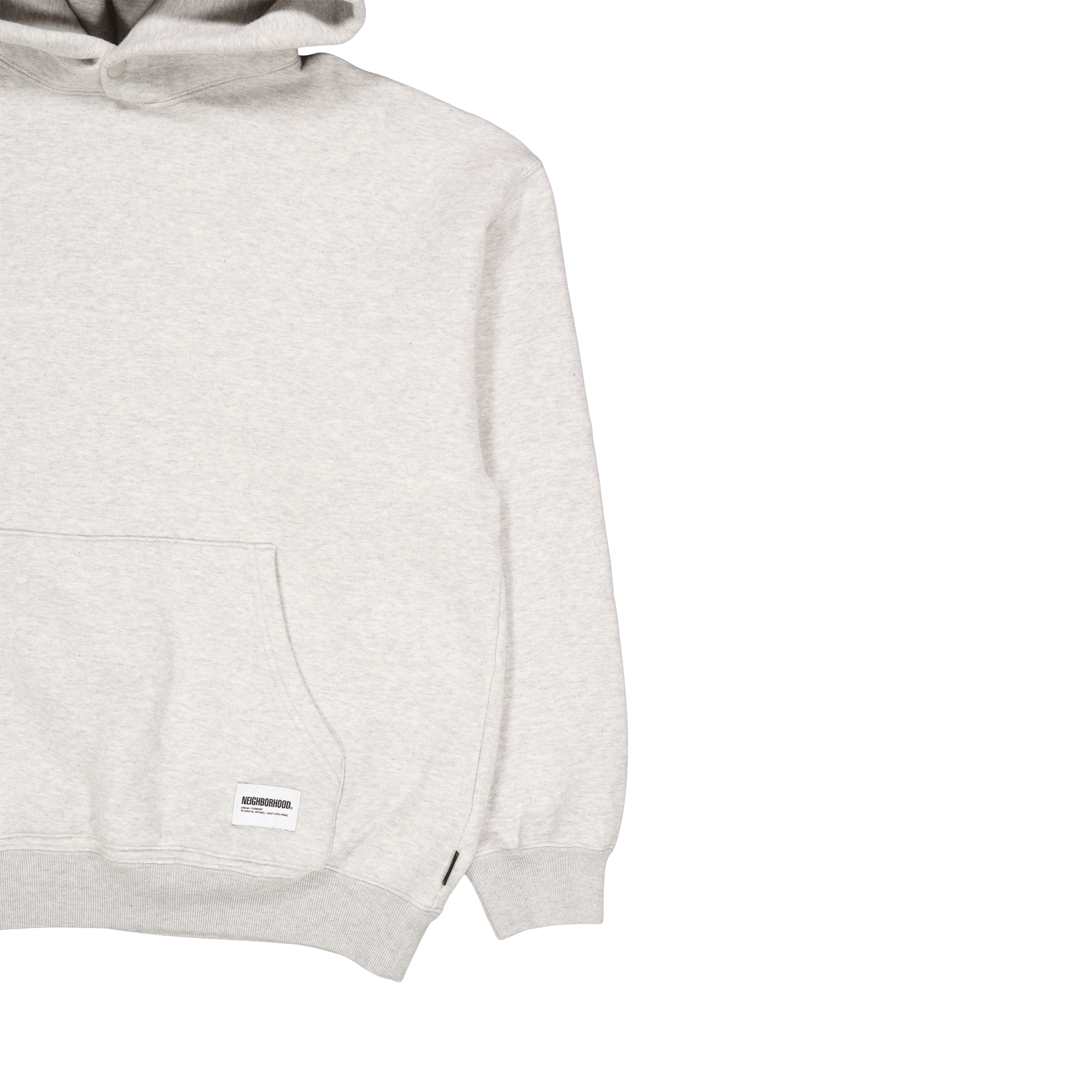 Plain Sweatparka Ls Gray - Bild 4