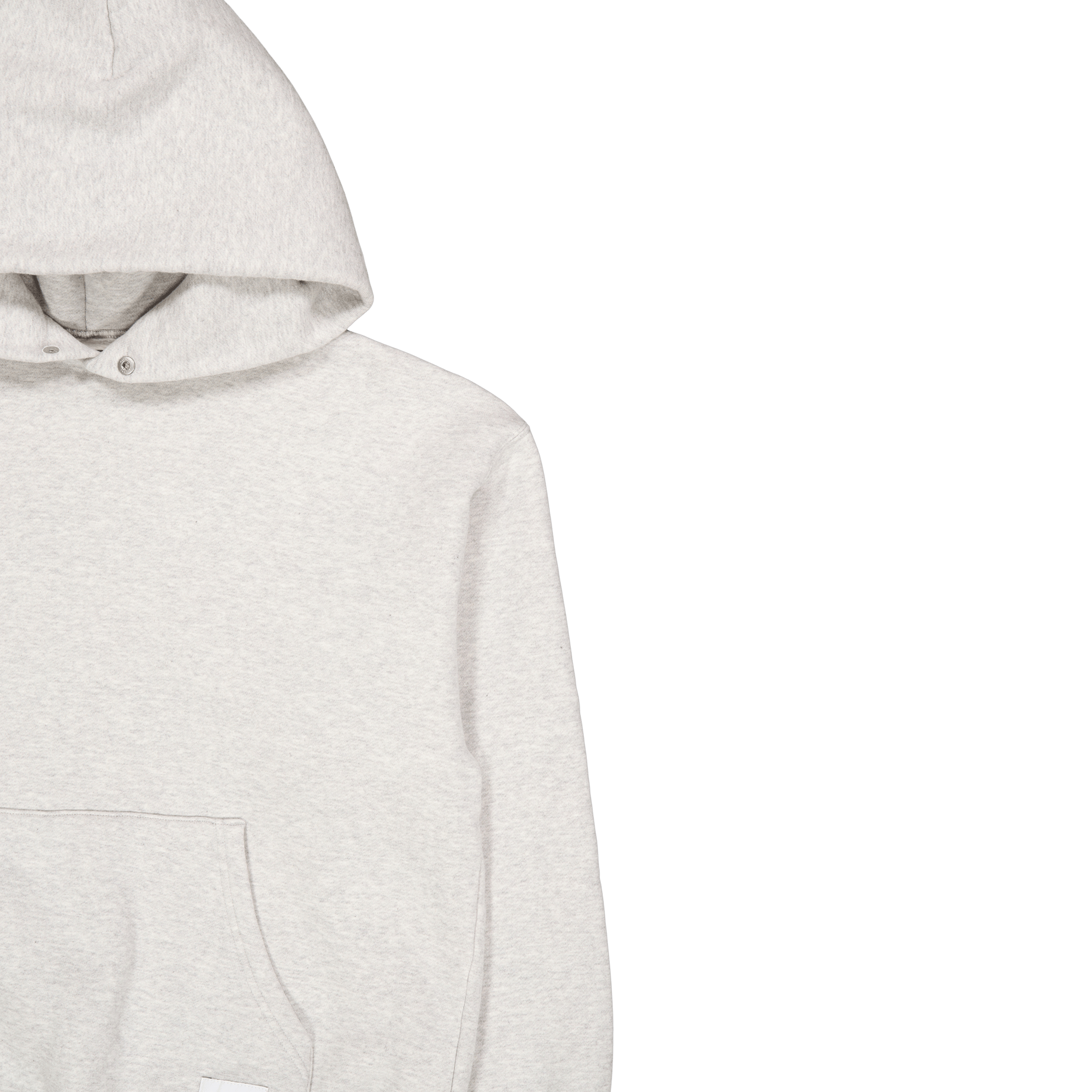 Plain Sweatparka Ls Gray - Bild 5
