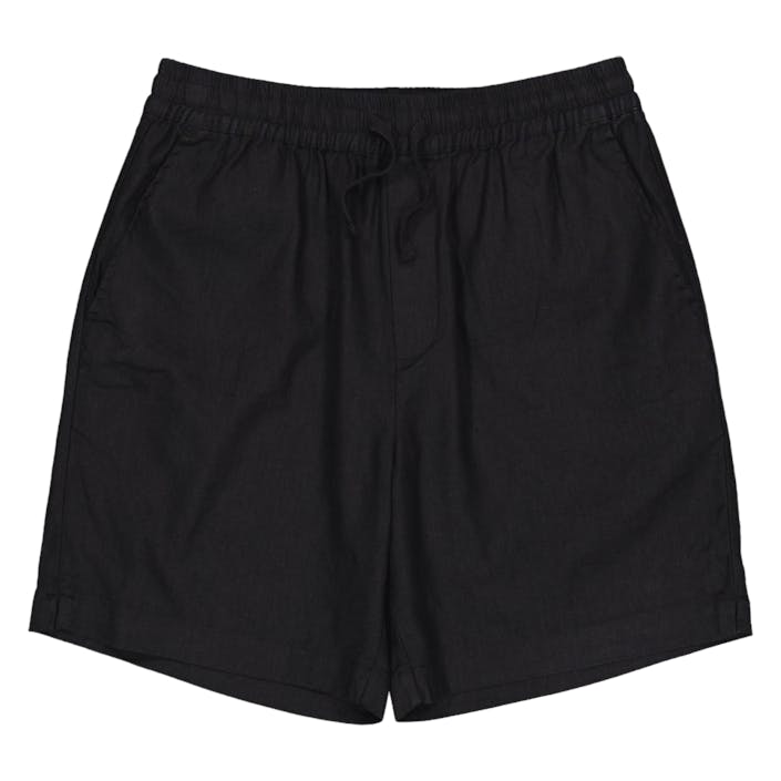 Wbbommy Linen Shorts, Male, Apparels, Bottoms, Black, S