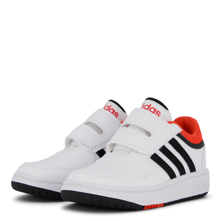 Hoops Shoes Cloud White / Core Black / Bright Red - Bild 5