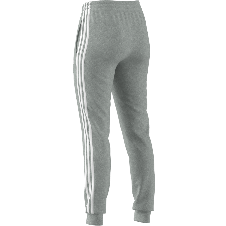 Essentials Single Jersey 3-Stripes Joggers Medium Grey Heather / White - Bild 5