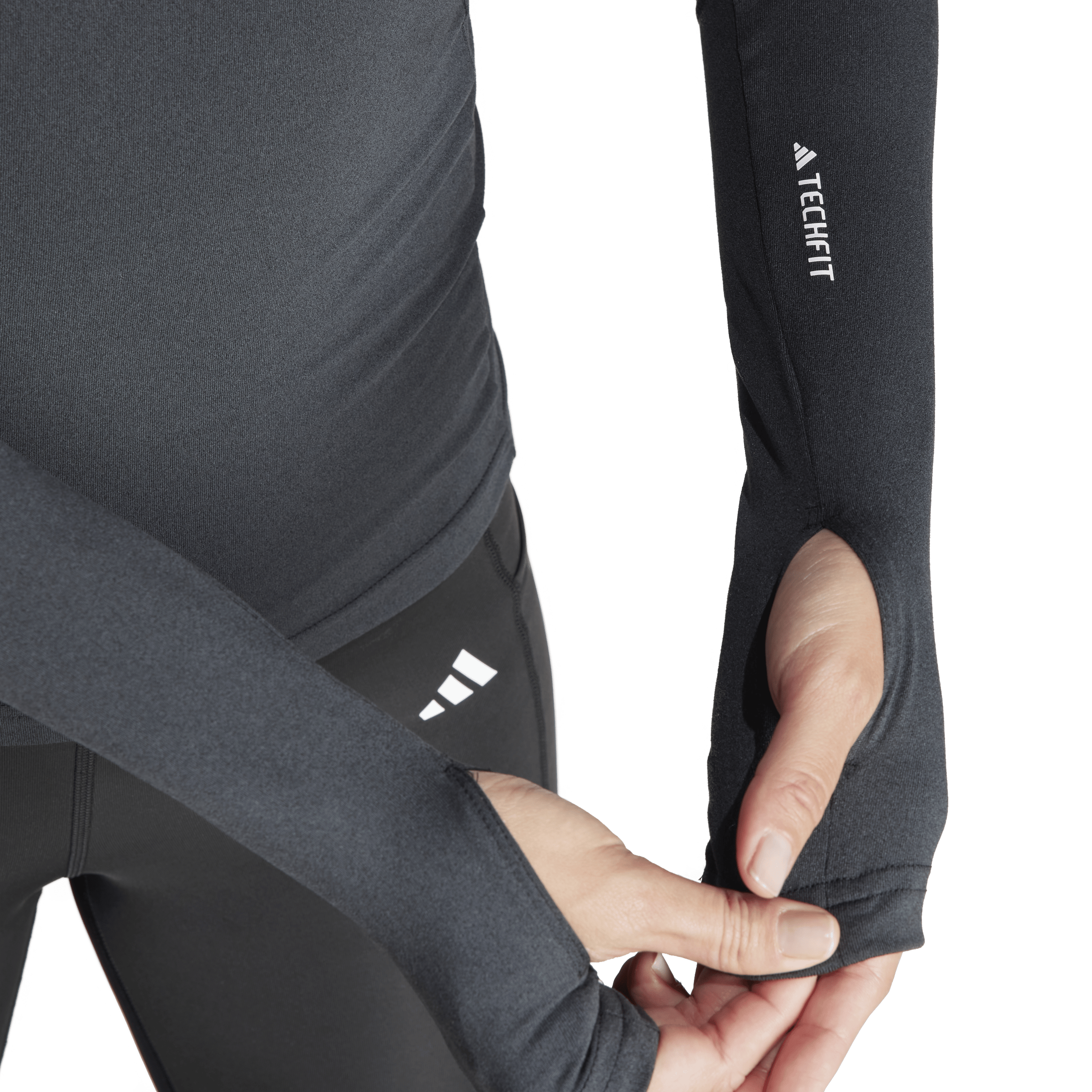 Techfit Long-Sleeve Top Training Long-Sleeve Top Black - Bild 3