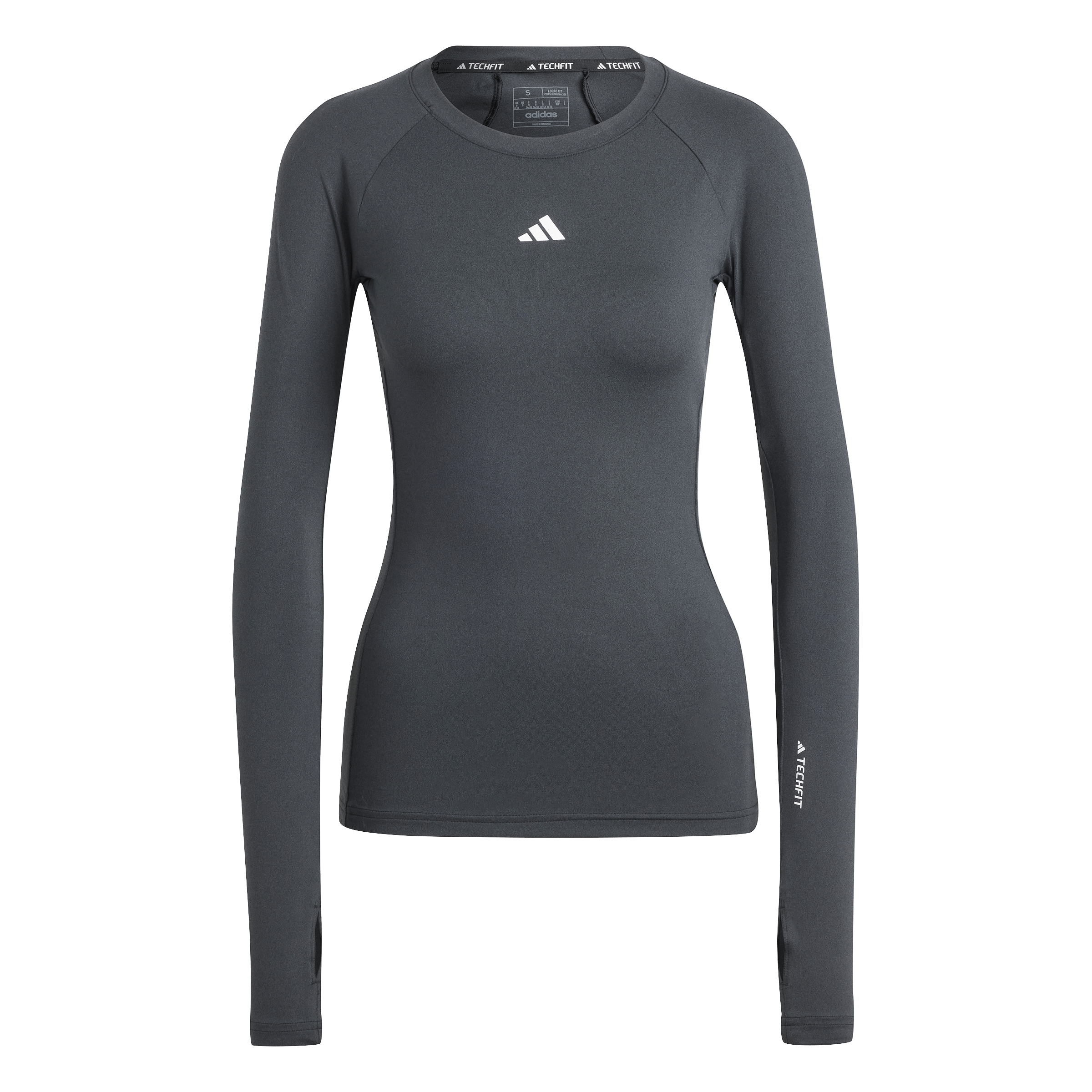Techfit Long-Sleeve Top Training Long-Sleeve Top Black - Bild 5