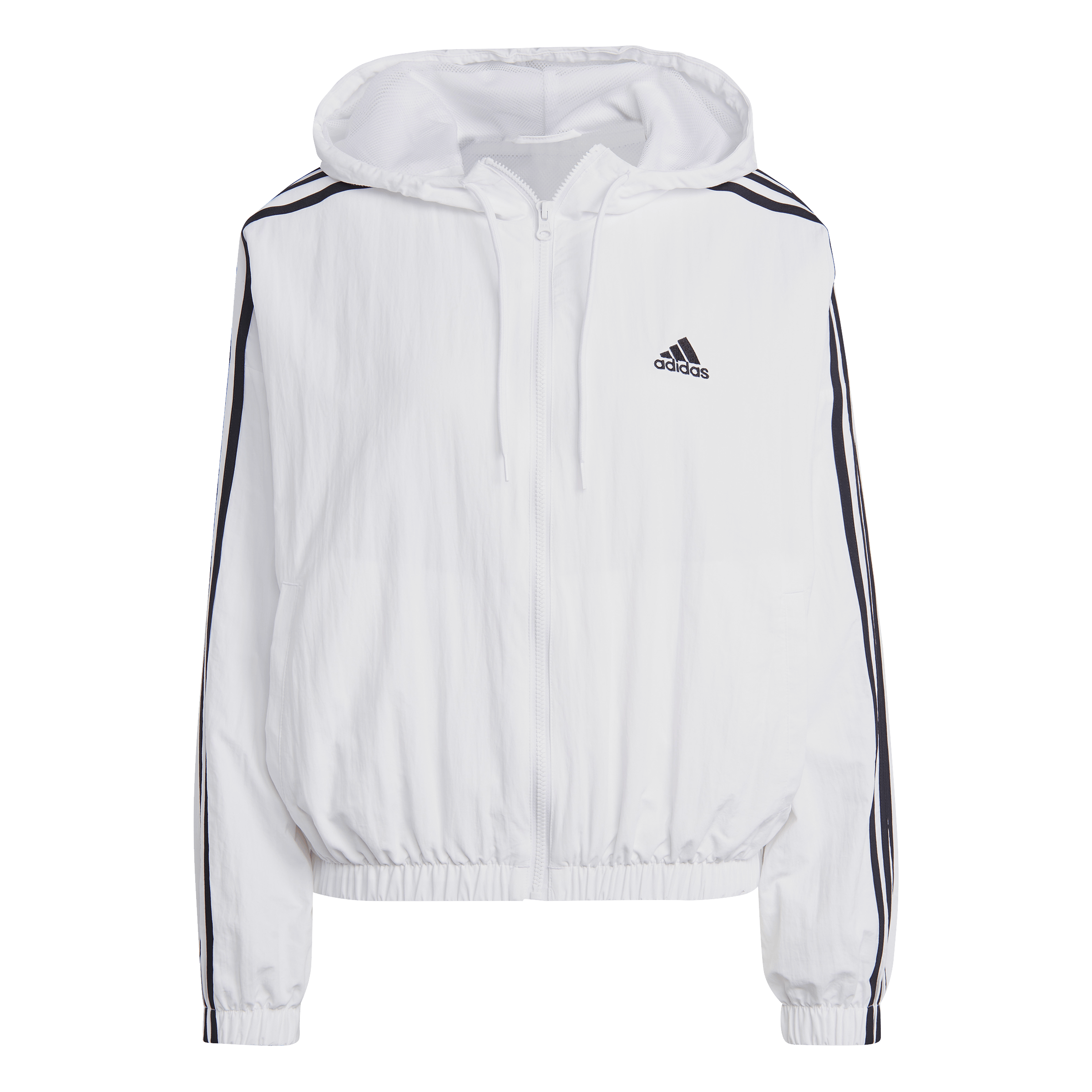 Essentials 3-Stripes Woven Windbreaker White - Bild 5