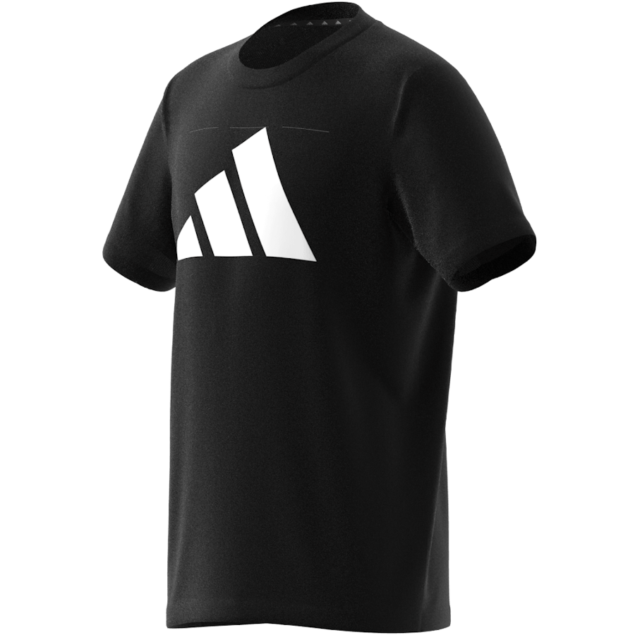Train Essentials AEROREADY Logo Regular-Fit T-Shirt Black / White - Bild 3
