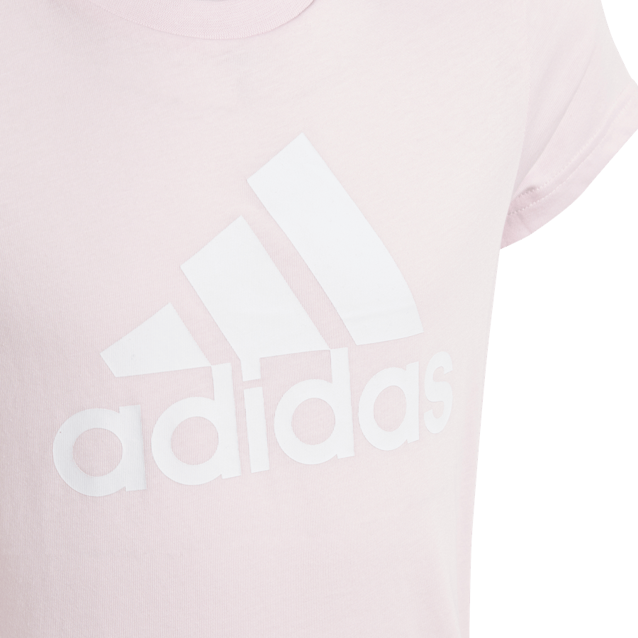 Essentials Big Logo Cotton T-Shirt Clear Pink / White