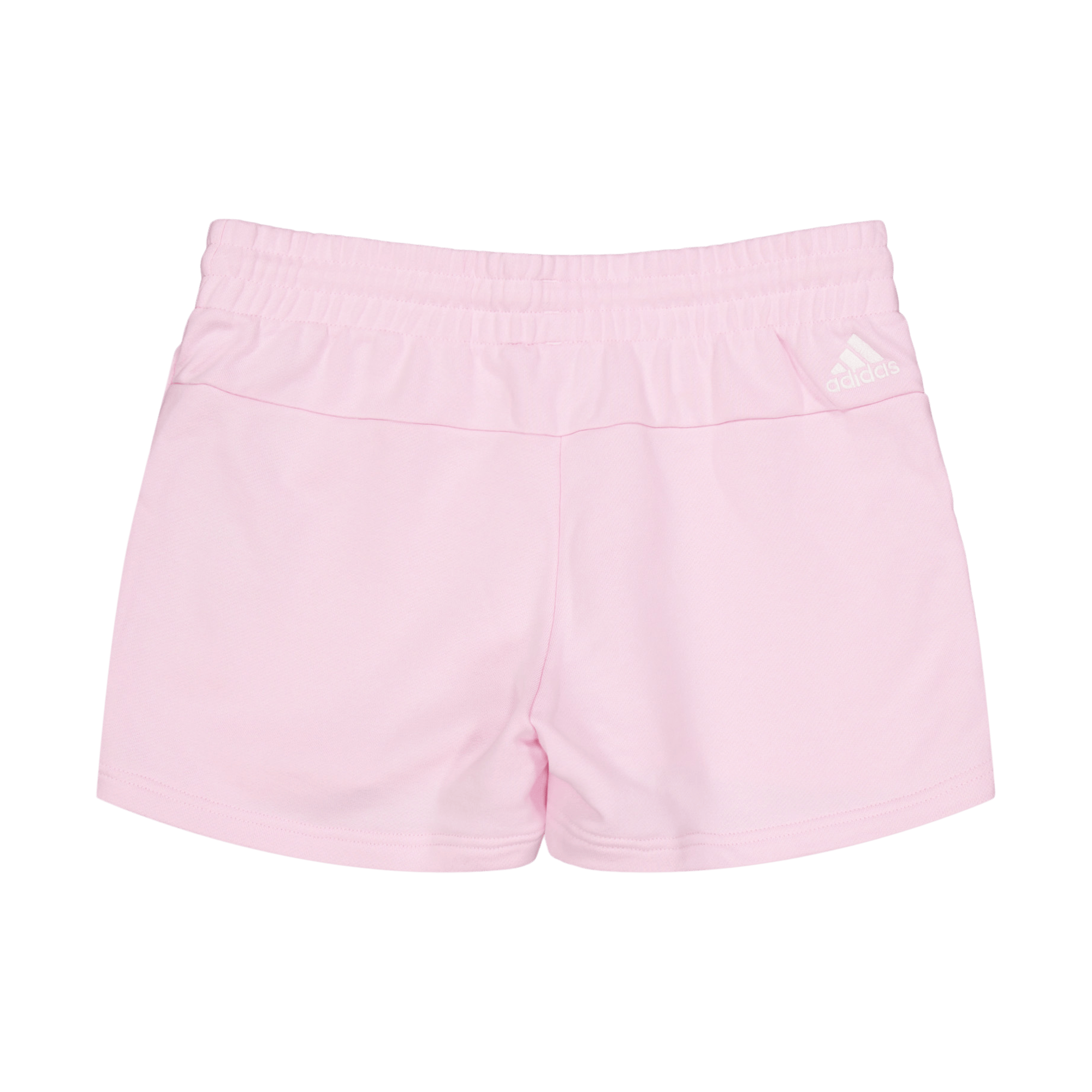 Essentials Linear French Terry Shorts Clear Pink / White - Bild 2