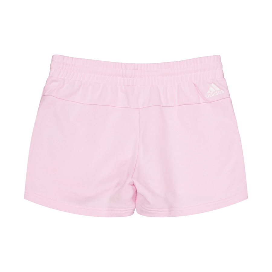 Essentials Linear French Terry Shorts Clear Pink / White - Bild 2