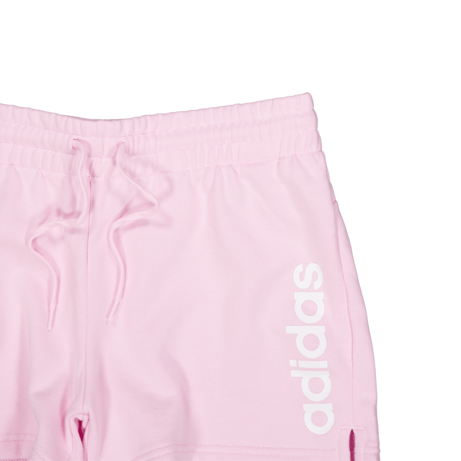 Essentials Linear French Terry Shorts Clear Pink / White - Bild 3