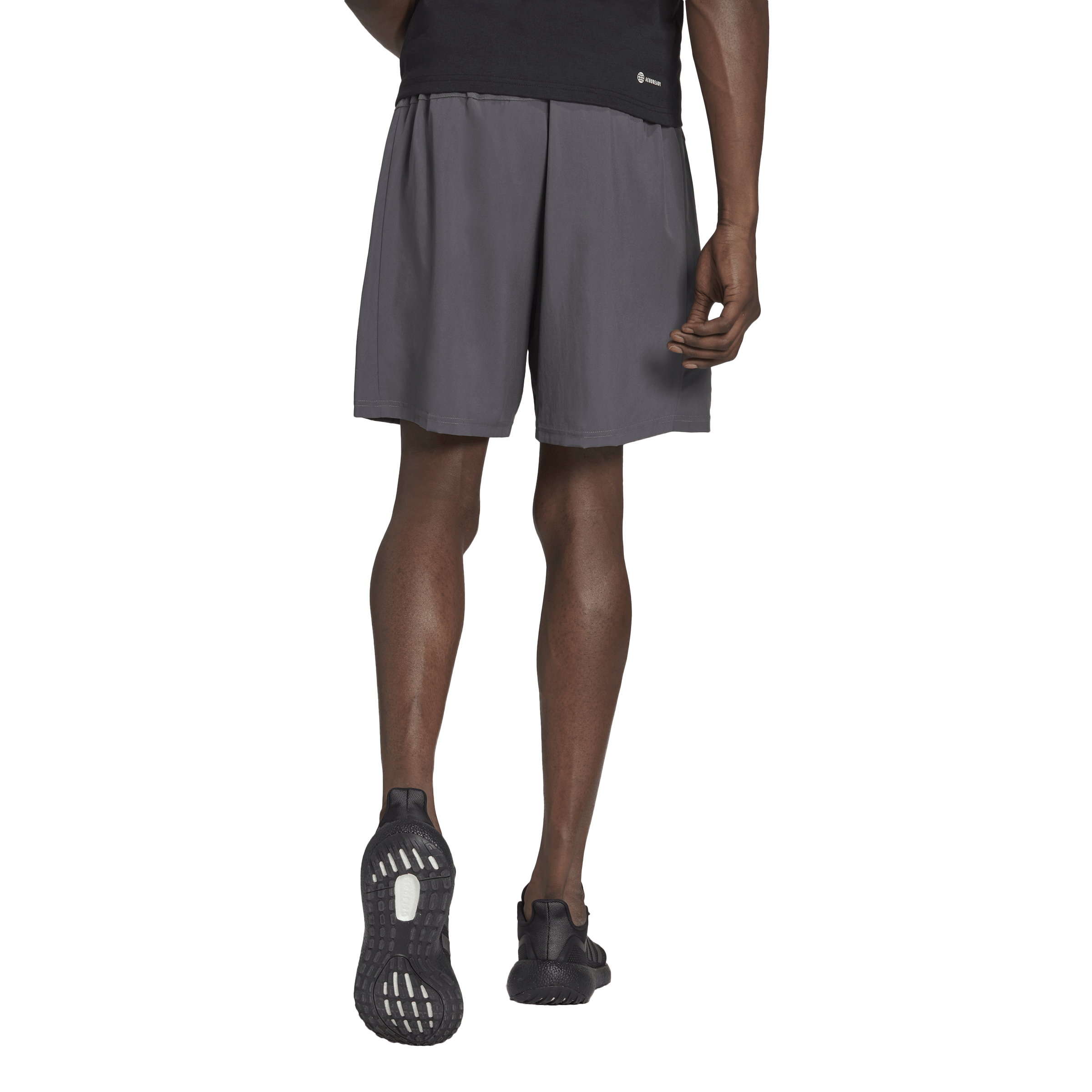 Train Essentials Woven Training Shorts Grey Five / Black - Bild 2