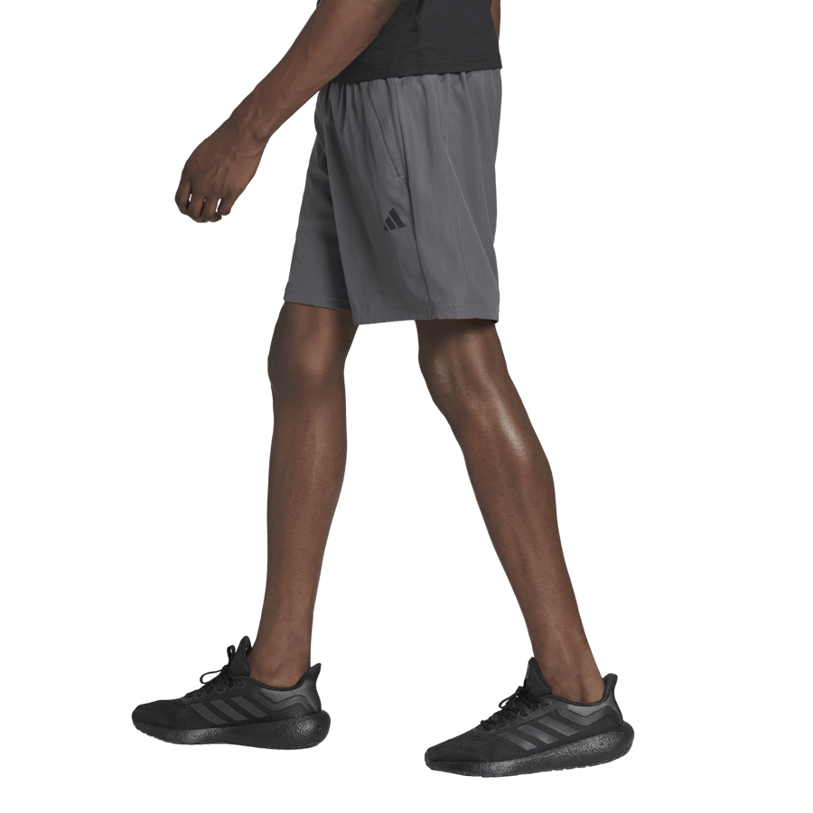 Train Essentials Woven Training Shorts Grey Five / Black - Bild 3