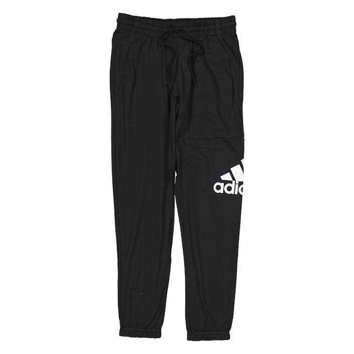 Essentials Single Jersey Tapered Badge of Sport Joggers Black, Male, Apparels, Pants, Black, XL