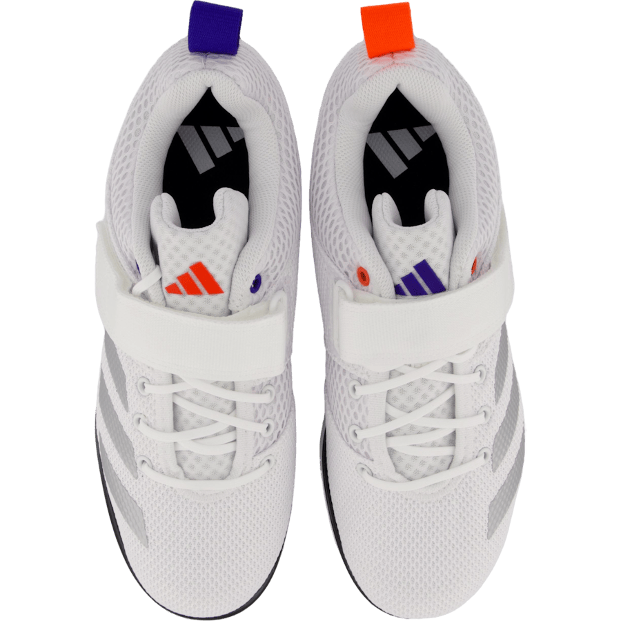 Powerlift 5 Weightlifting Shoes Cloud White / Silver Metallic / Core Black - Bild 6