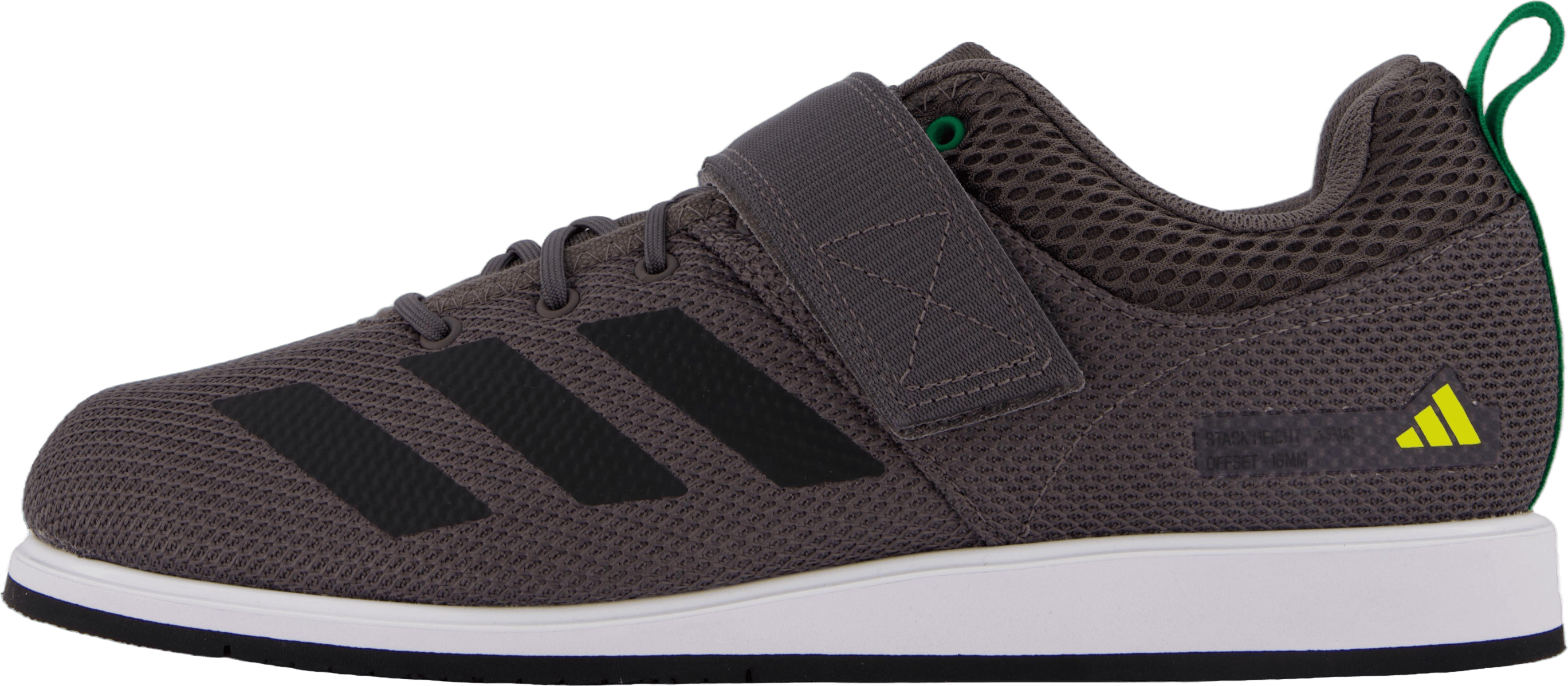 Powerlift 5 Weightlifting Shoes Charcoal / Core Black / Cloud White, Unisex, Buty, Buty treningowe, Trening, Czarny/Biały, EU 39 1/3