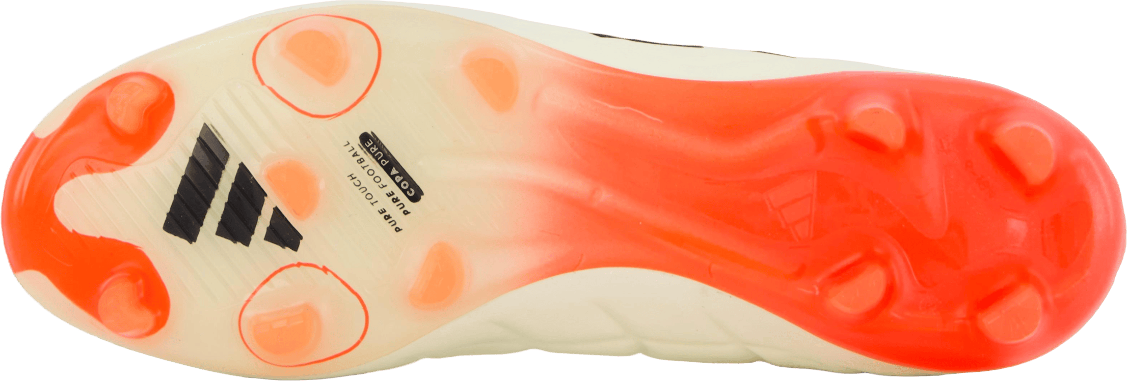 Copa Pure II Pro Firm Ground Boots Ivory / Core Black / Solar Red - Bild 4
