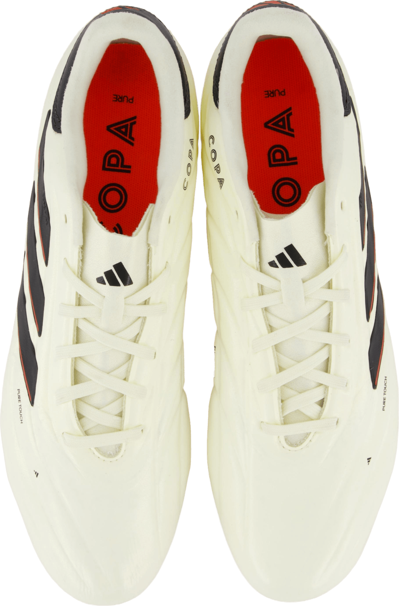 Copa Pure II Pro Firm Ground Boots Ivory / Core Black / Solar Red - Bild 6
