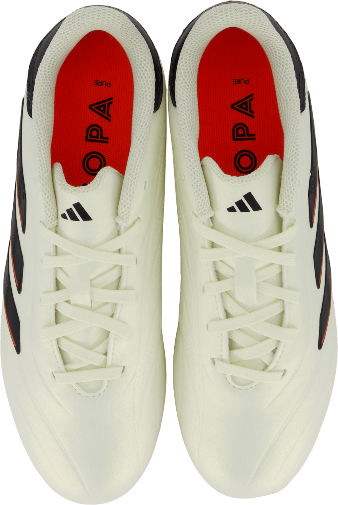 Copa Pure II League Firm Ground Boots Ivory / Core Black / Solar Red - Bild 6