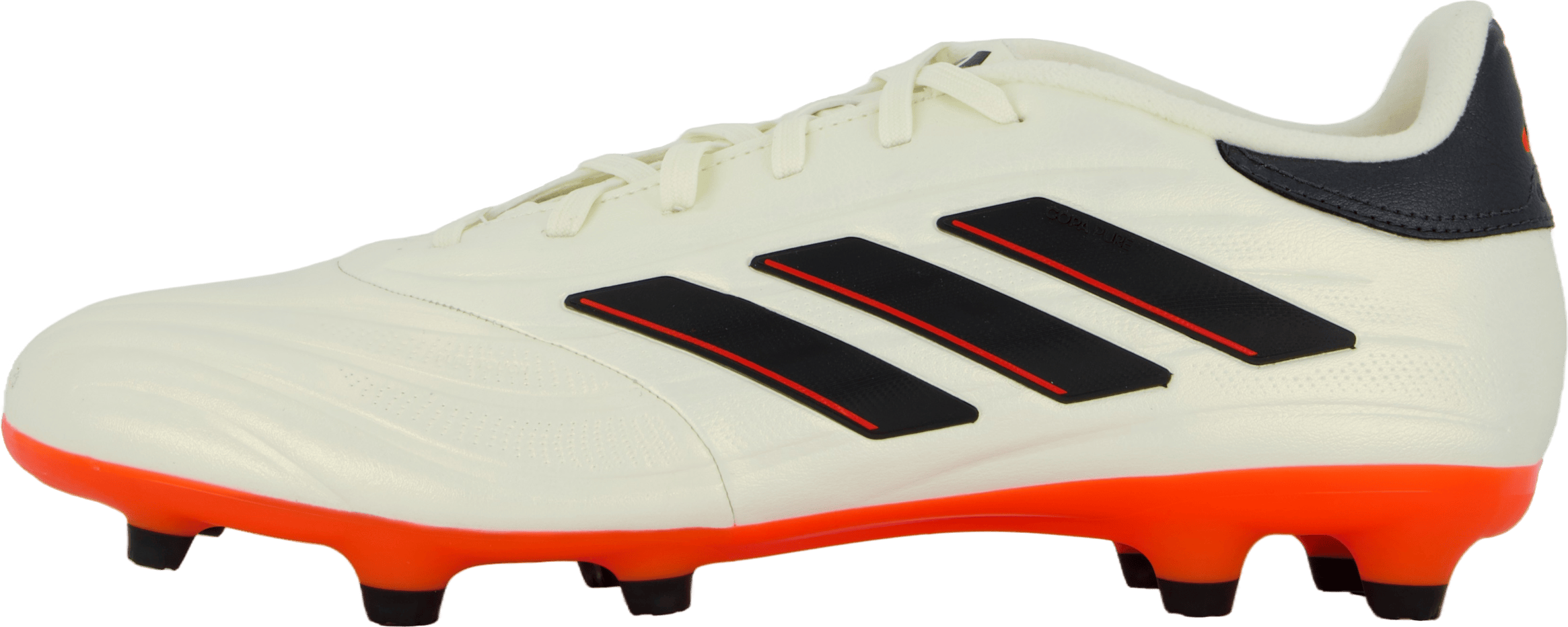 Copa Pure II League Firm Ground Boots Ivory / Core Black / Solar Red, Unisex, Kengät, Jalkapallokengät, Jalkapallo, Valkoinen/Musta/Punainen, EU 40 2/3