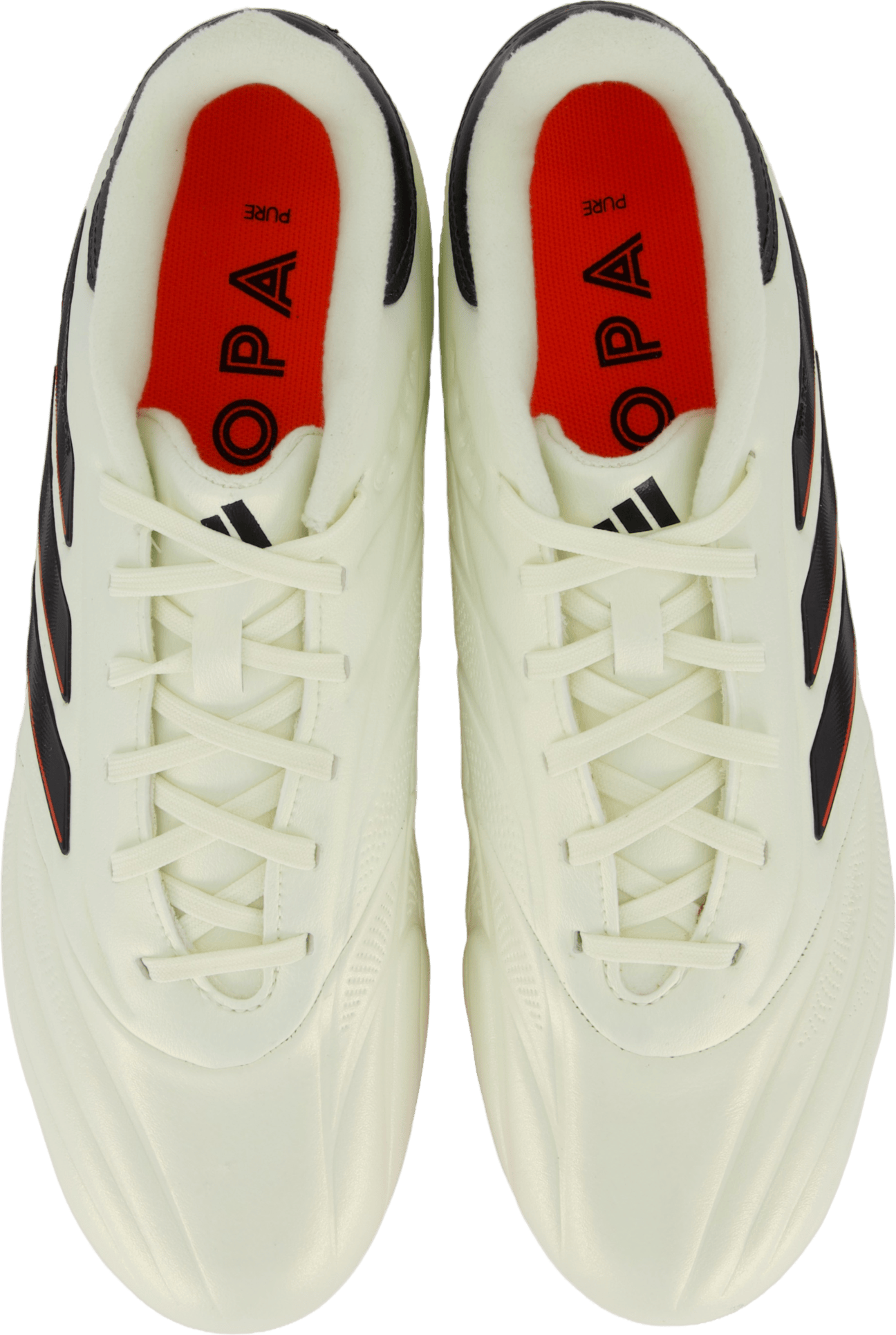 Copa Pure II League Firm Ground Boots Ivory / Core Black / Solar Red - Bild 6