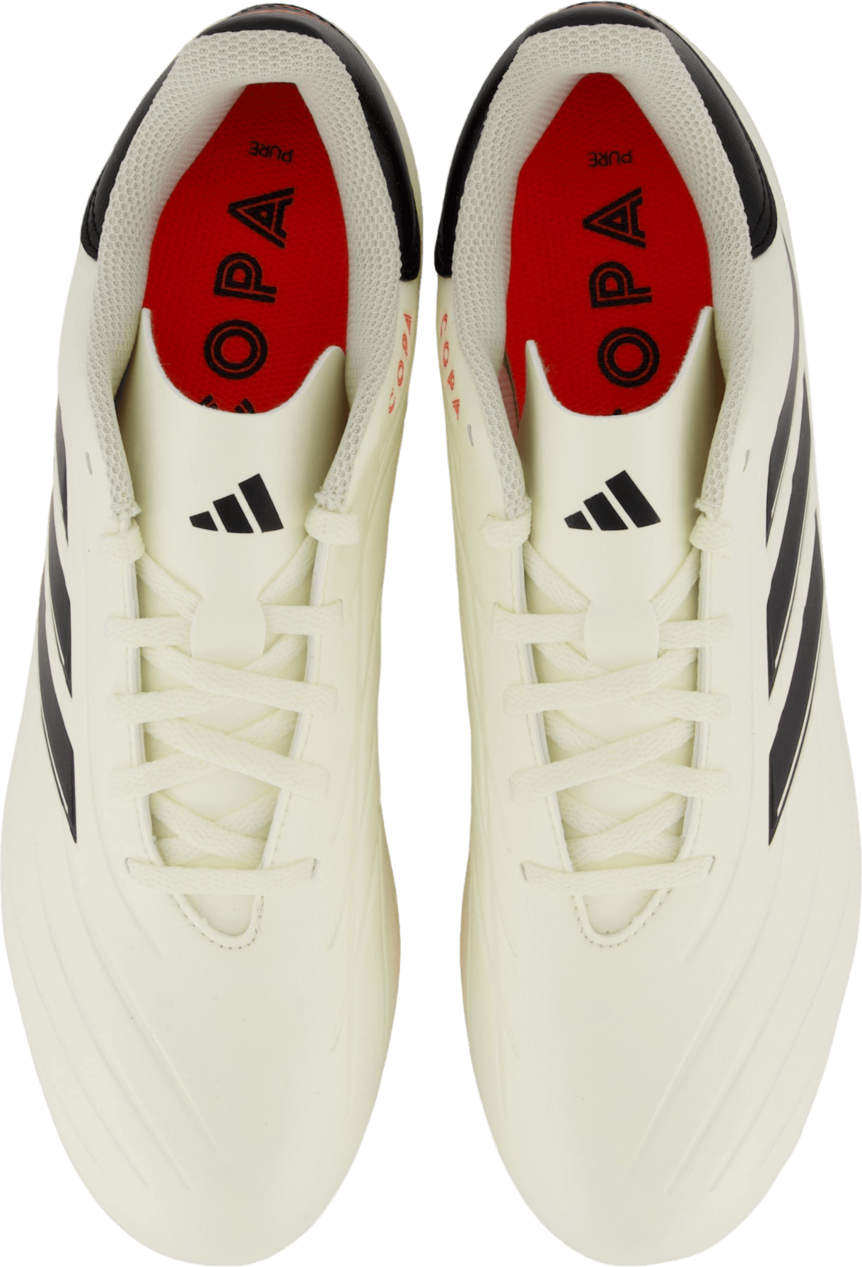 Copa Pure II Club Flexible Ground Boots Ivory / Core Black / Solar Red - Bild 6