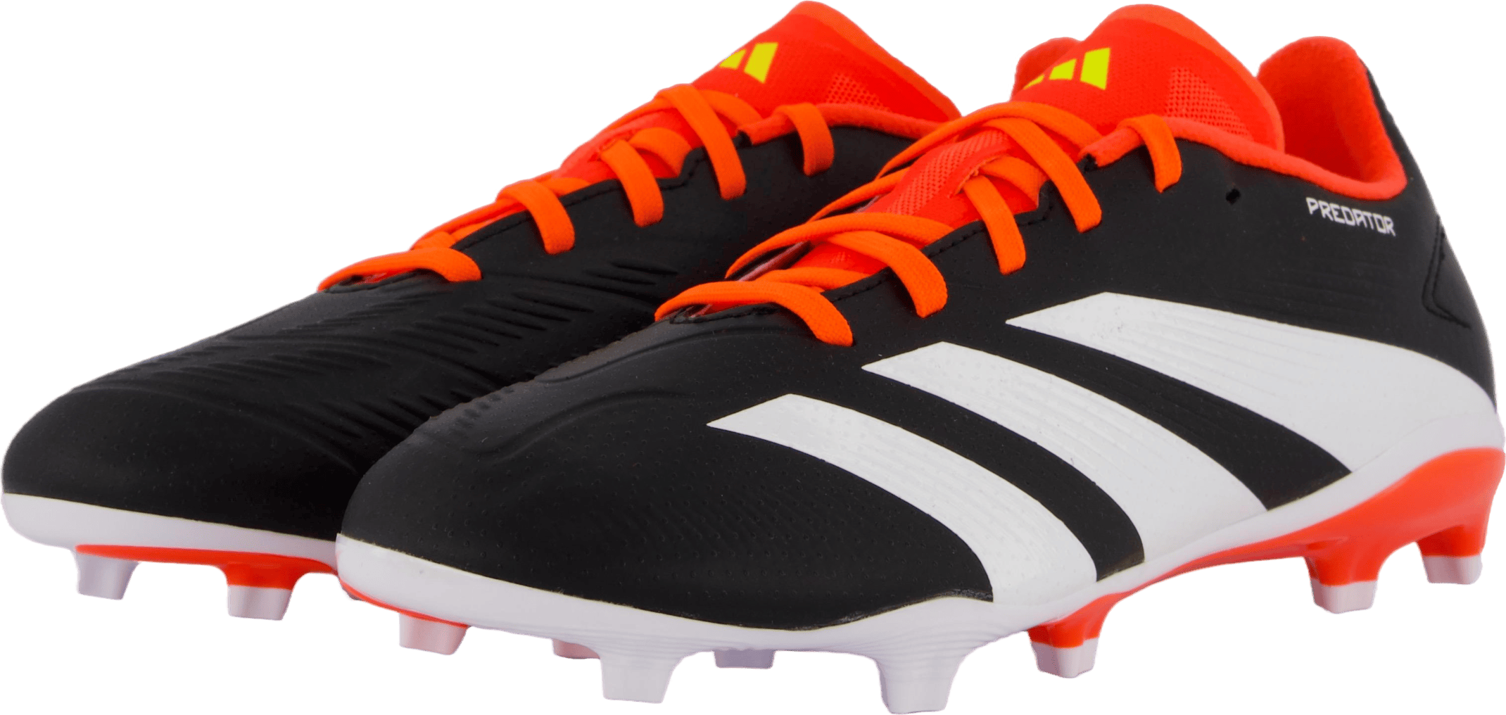 Predator League Firm Ground Football Boots Core Black / Cloud White / Solar Red - Bild 2