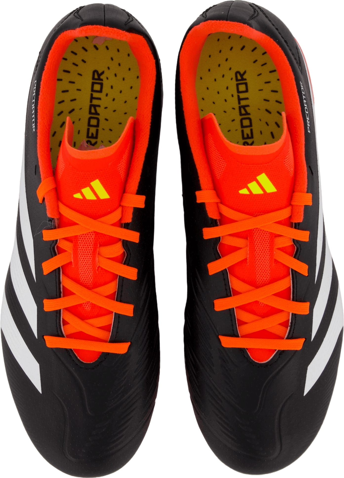 Predator League Firm Ground Football Boots Core Black / Cloud White / Solar Red - Bild 6