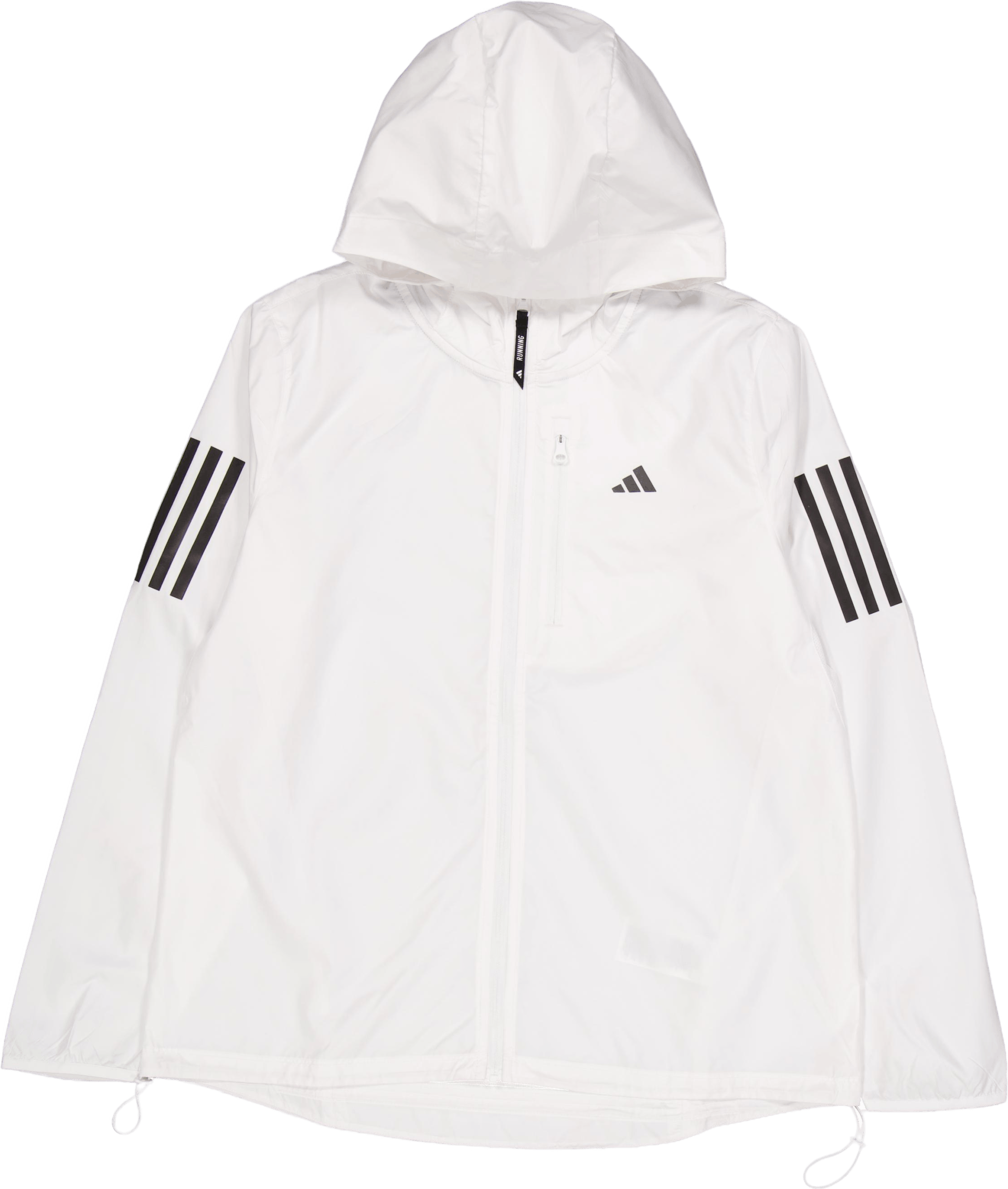 Own The Run Jacket White, Female, Apparels, jackets, Running, White, M