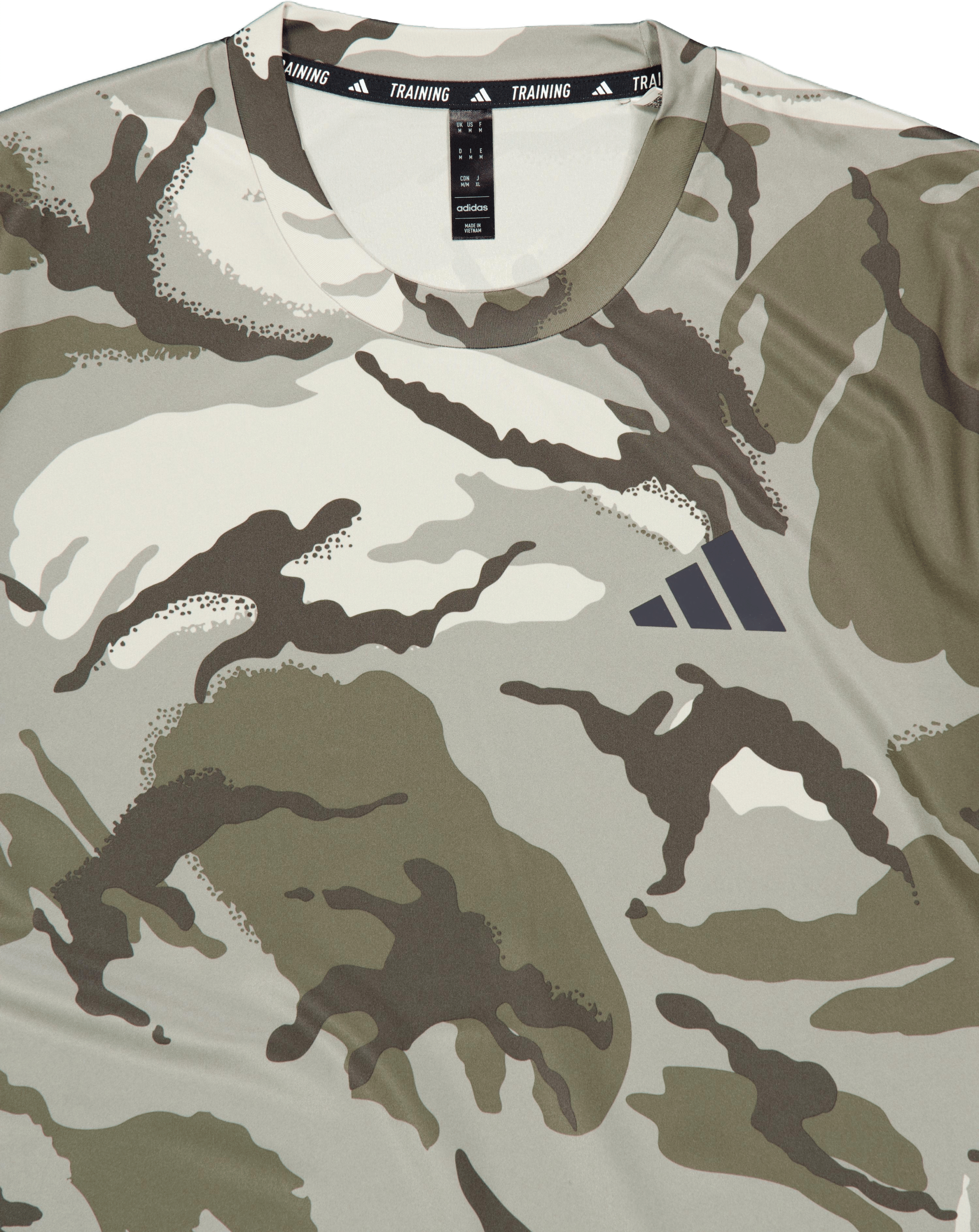 Train Essentials Seasonal Camo T-Shirt Beige - Bild 3