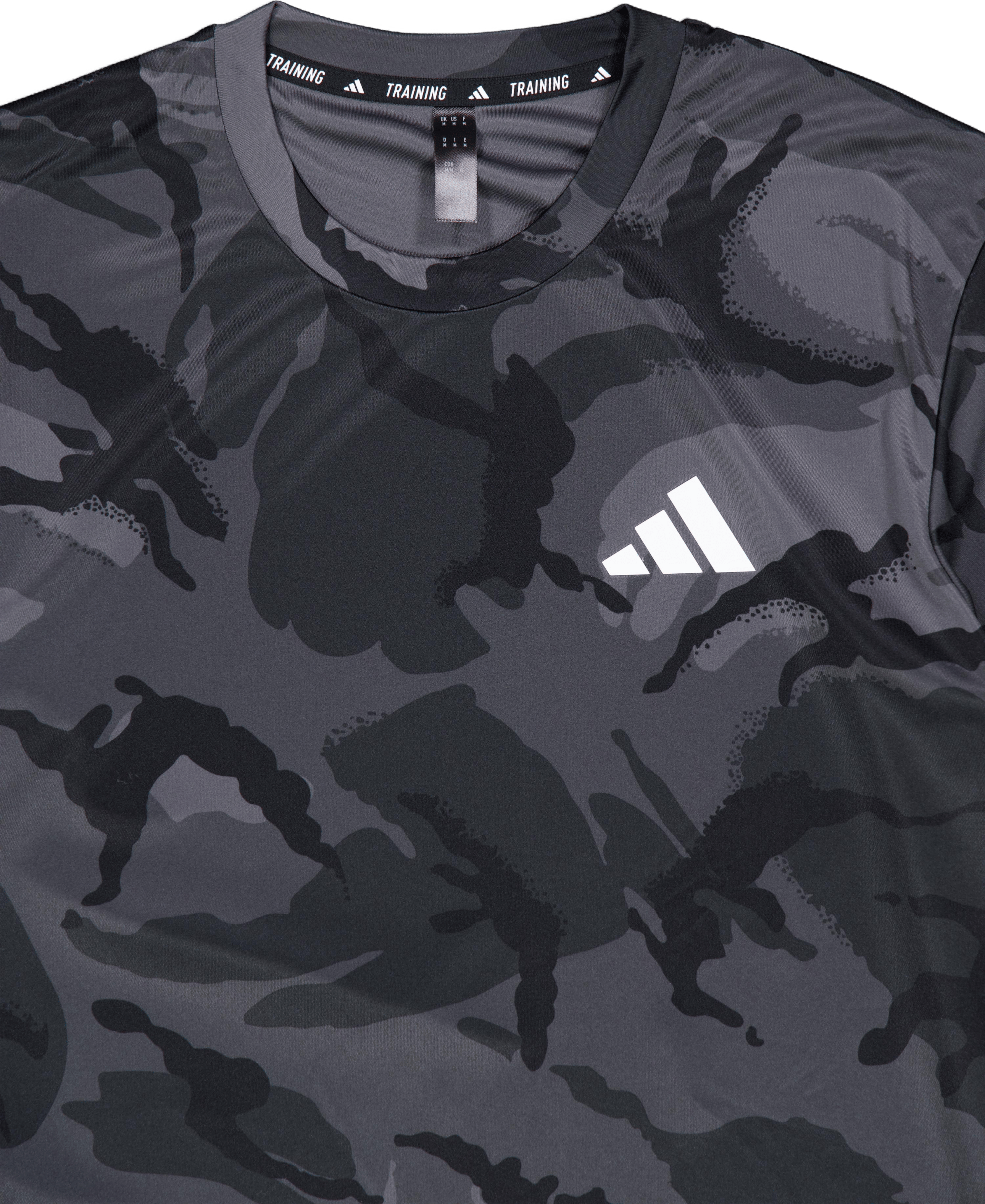 Train Essentials Seasonal Camo T-Shirt Dark Grey - Bild 3