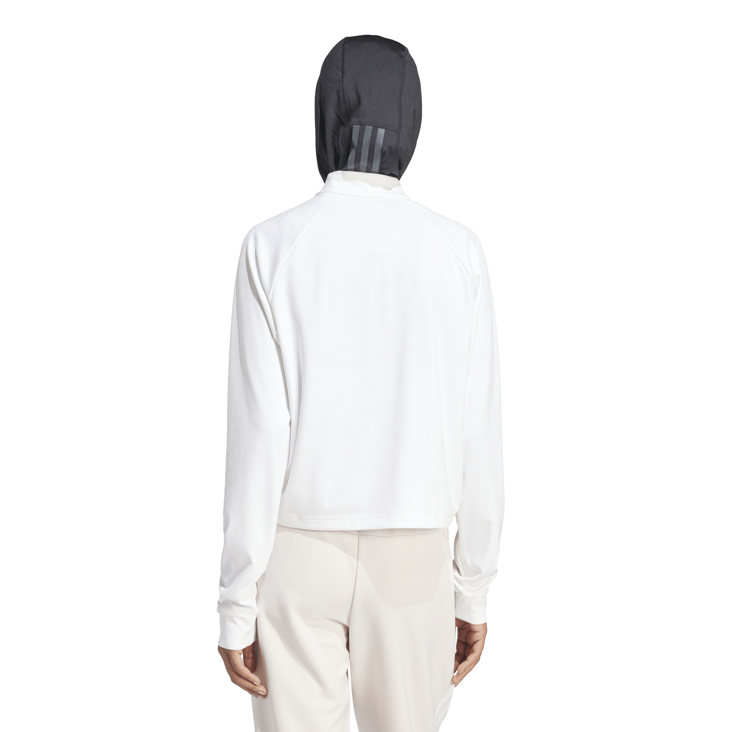 Train Essentials Minimal Branding 1/4-Zip Cover Up White - Bild 2