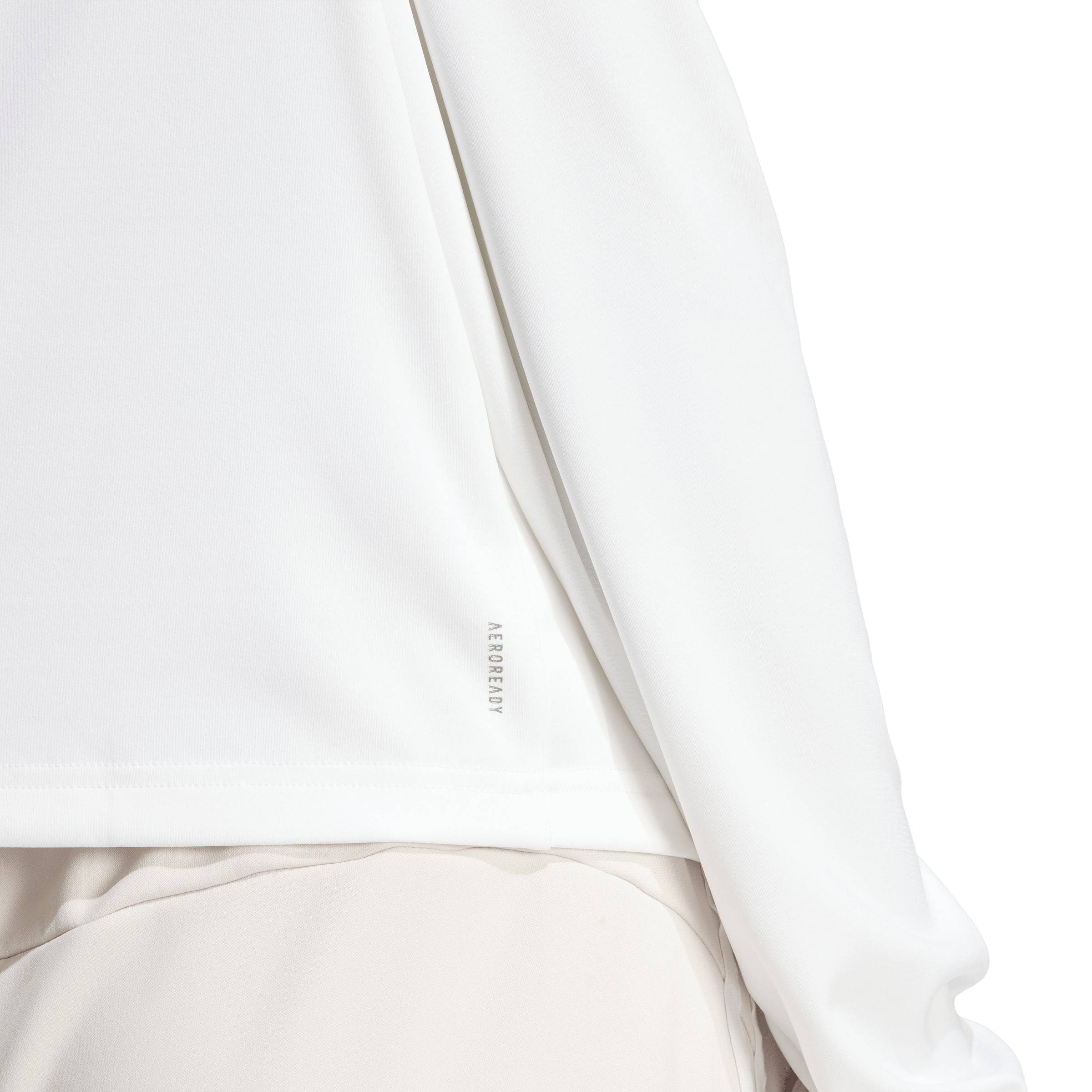Train Essentials Minimal Branding 1/4-Zip Cover Up White - Bild 4