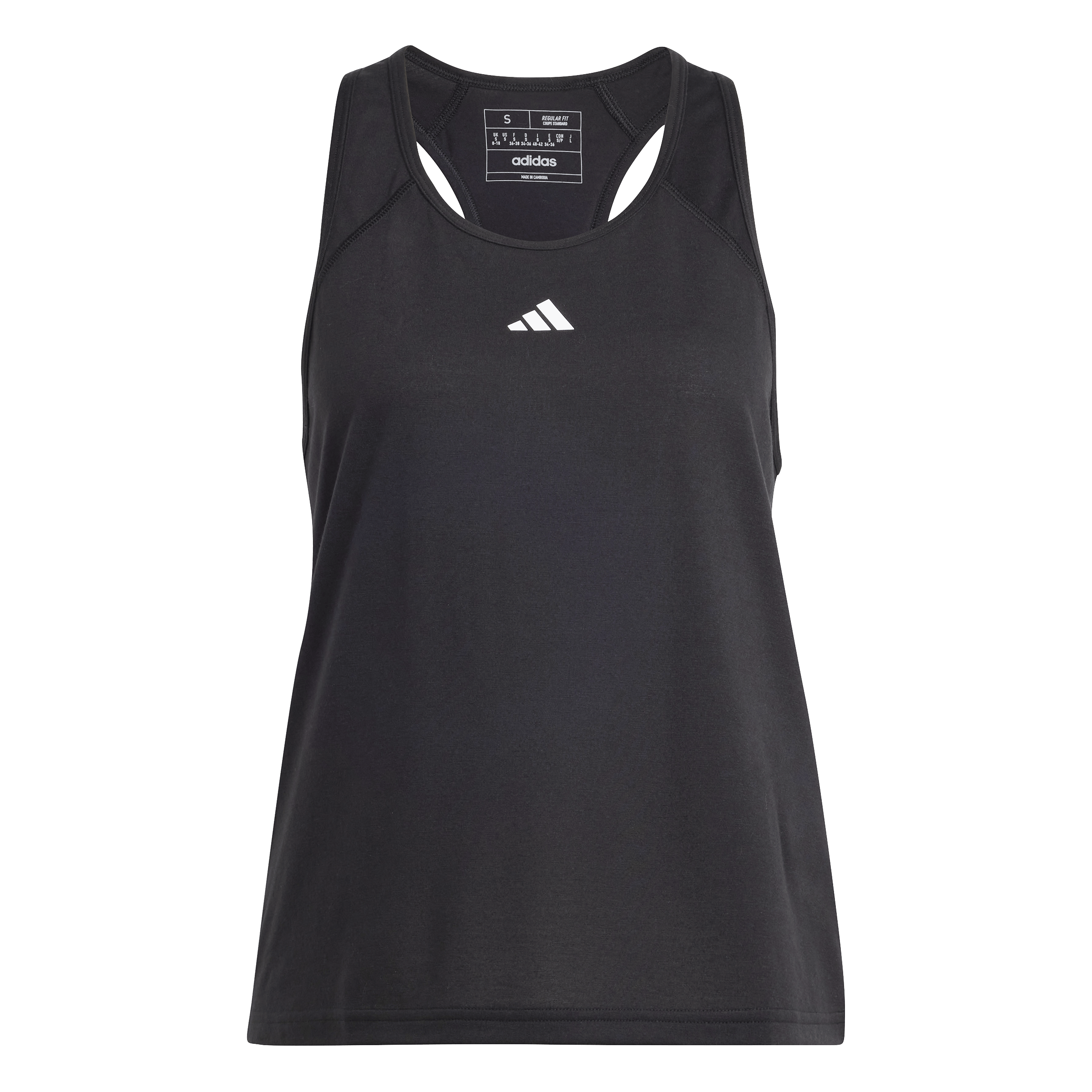 Train Essentials Minimal Branding Racerback Tank Top Black - Bild 6