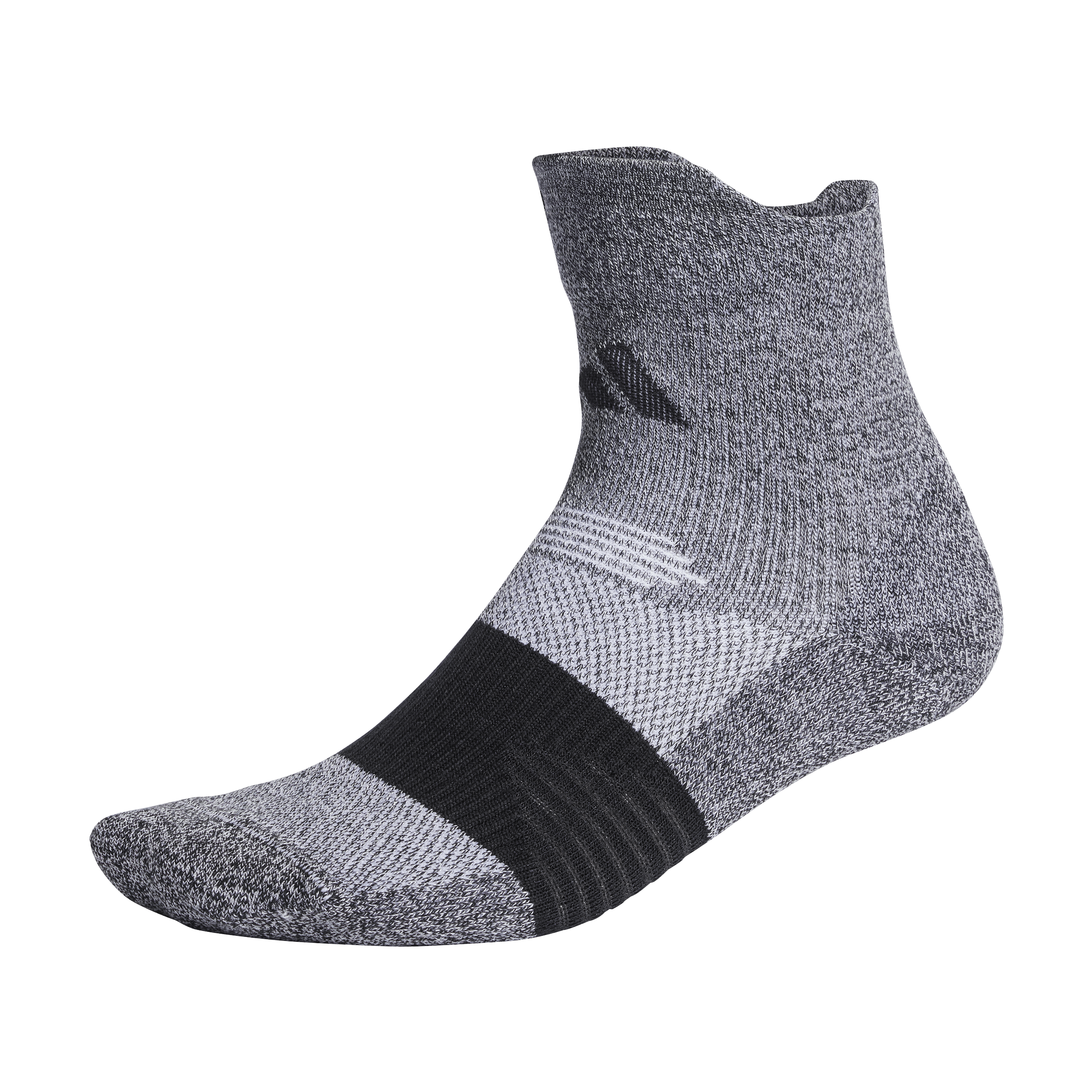 Running x Supernova Socks 1 Pair Black / White Melange, Unisex, Apparels, Socks, Running, Grey, XL