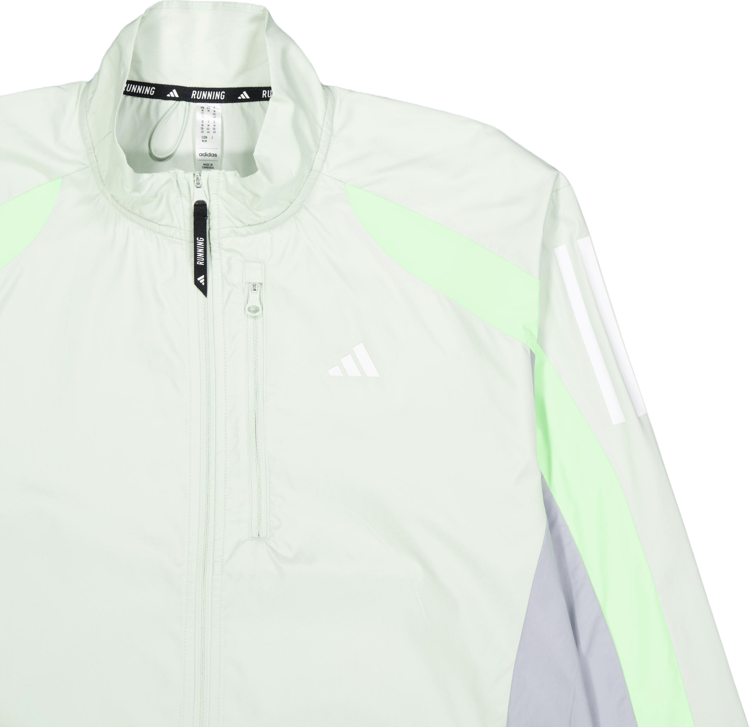 Own the Run Colorblock Jacket Green - Bild 3