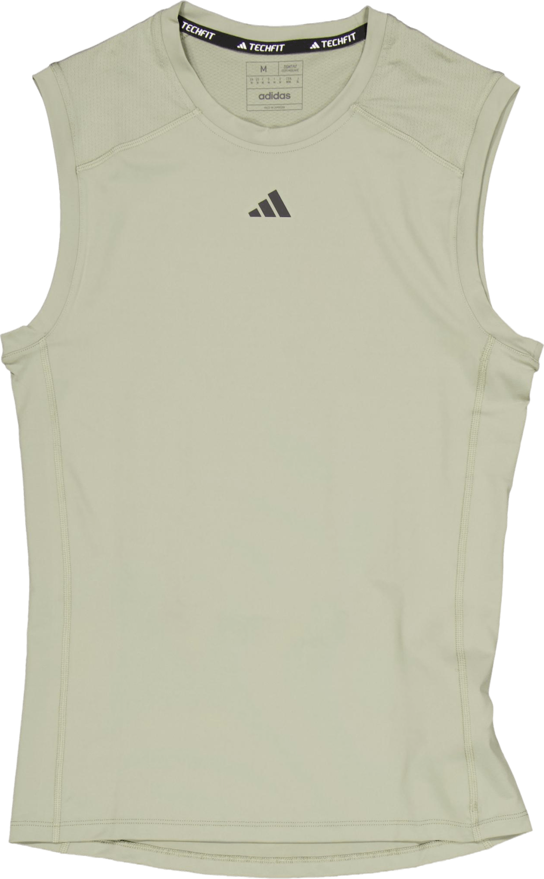 Techfit Training Tank Top Green, Male, Odevy, Tričko, Posilovať, Zelená, XXL